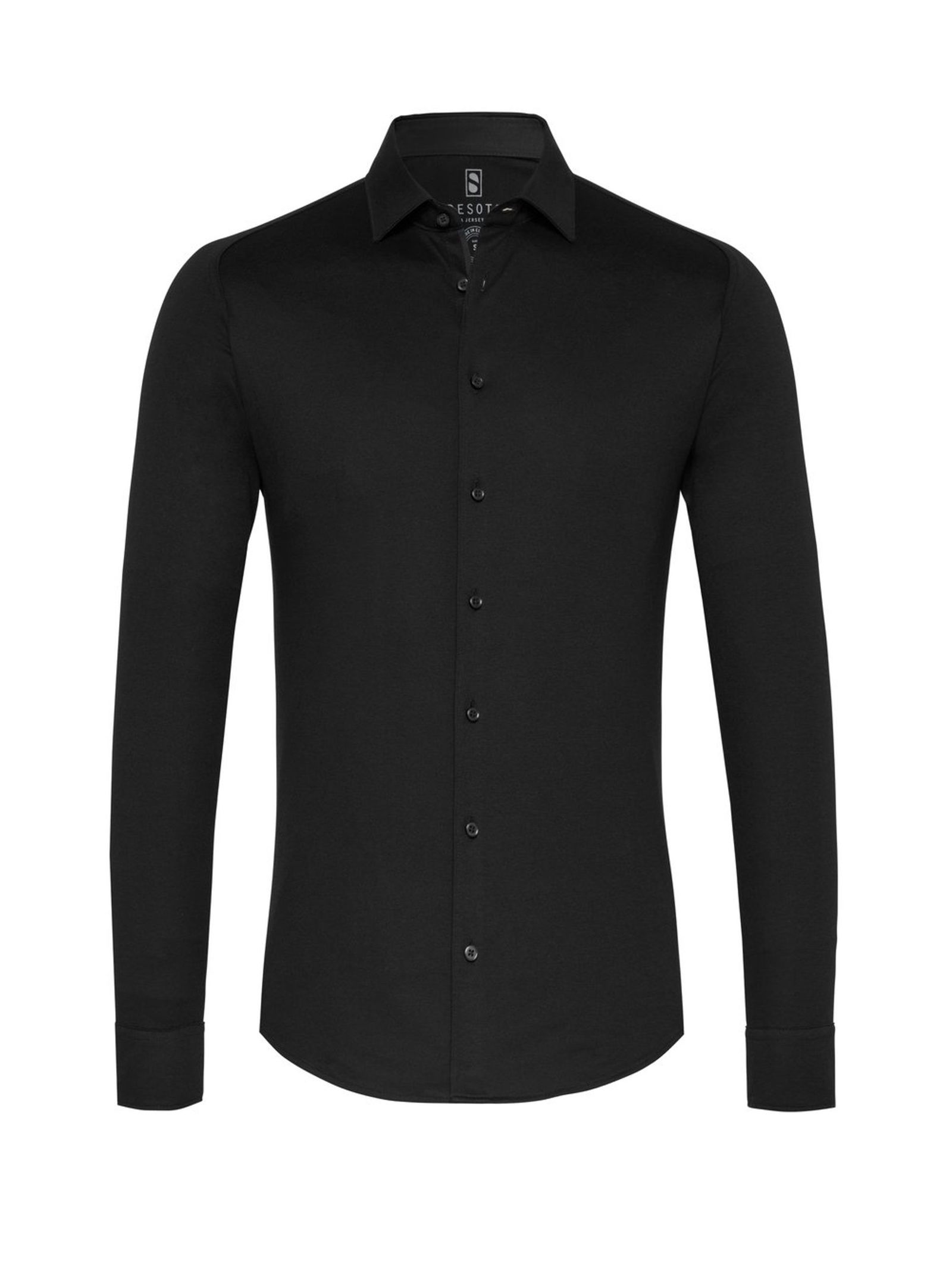DESOTO |  DESOTO Hemd Modern Fit  | 3XL | solid black