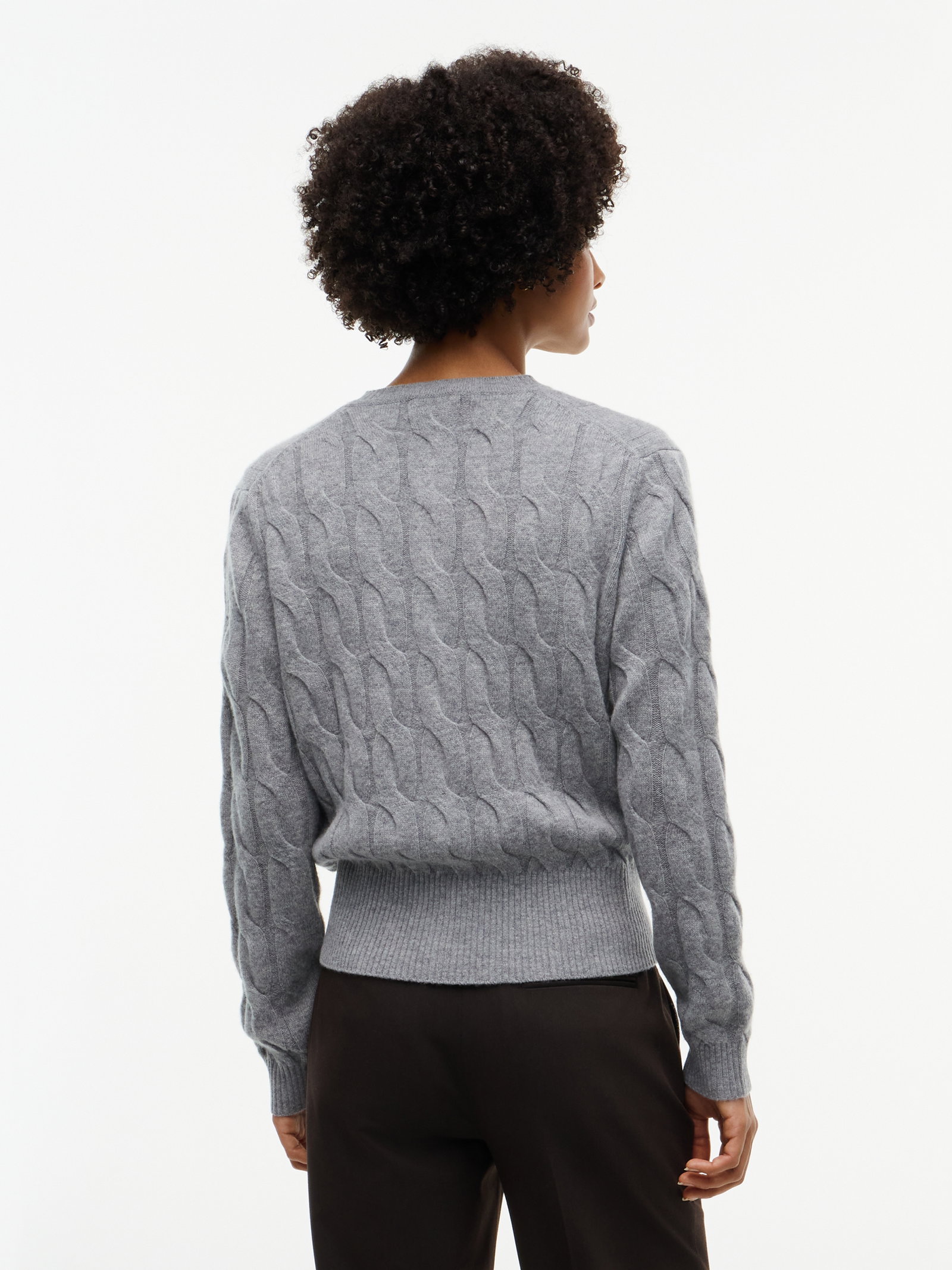 SOFT WOOL CARDI, GREY #4