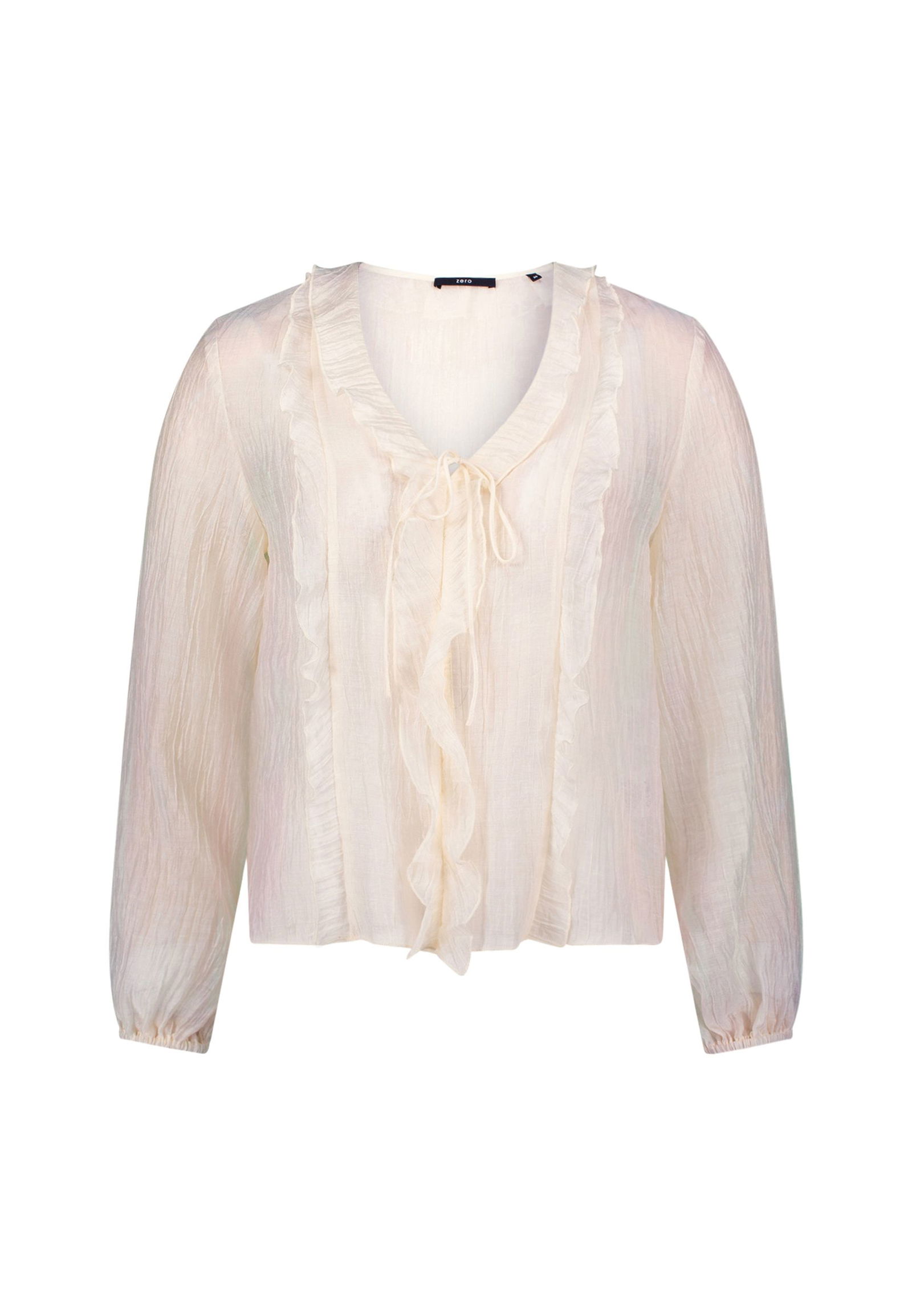 ee01c6c1a003ba0b8704c9ec79e3656a Zero | Zero Druckbluse | 42 | eggnog
