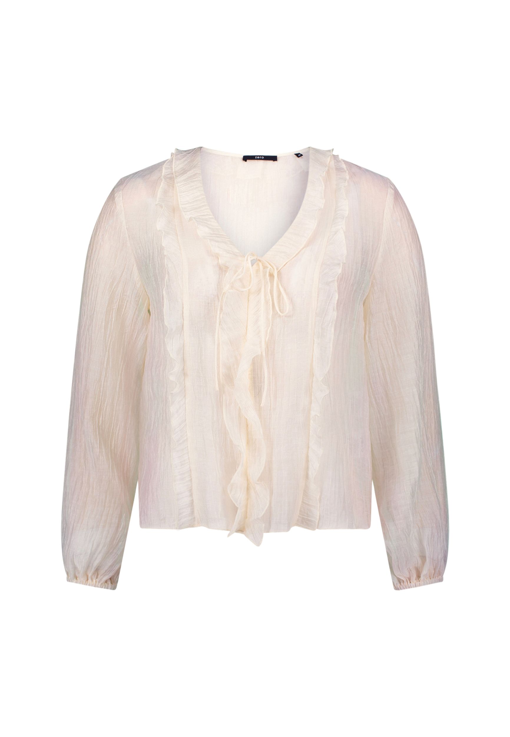 Zero |  Zero Druckbluse  | 42 | eggnog