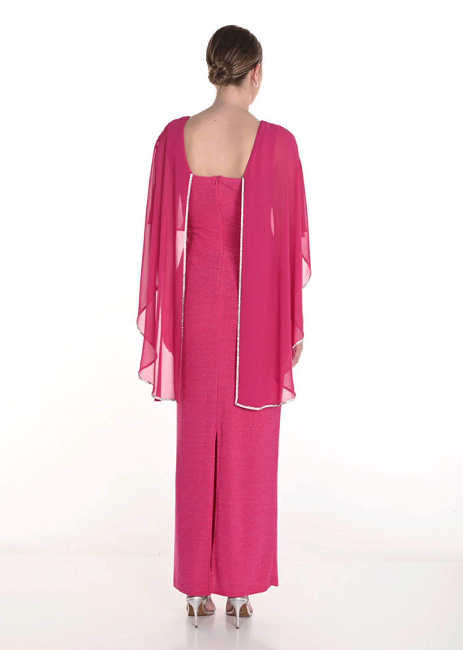 Frank Lyman |  Frank Lyman Abendkleid mit Chiffon-Cape | 38