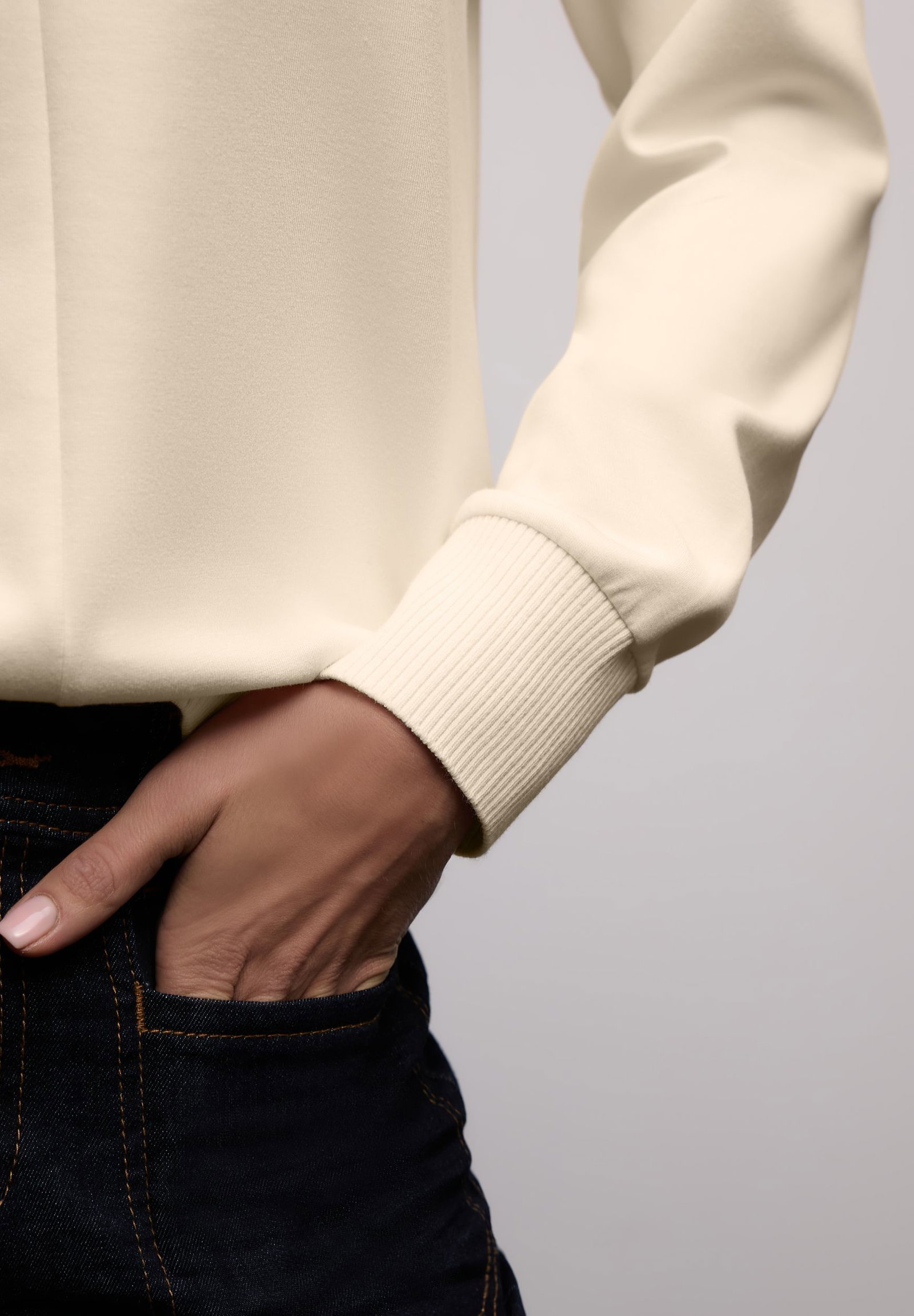 032a8e651b4f7be01f7b6d6348fdcda7 Street One | Street One Sweatshirt | 38 | soft beige