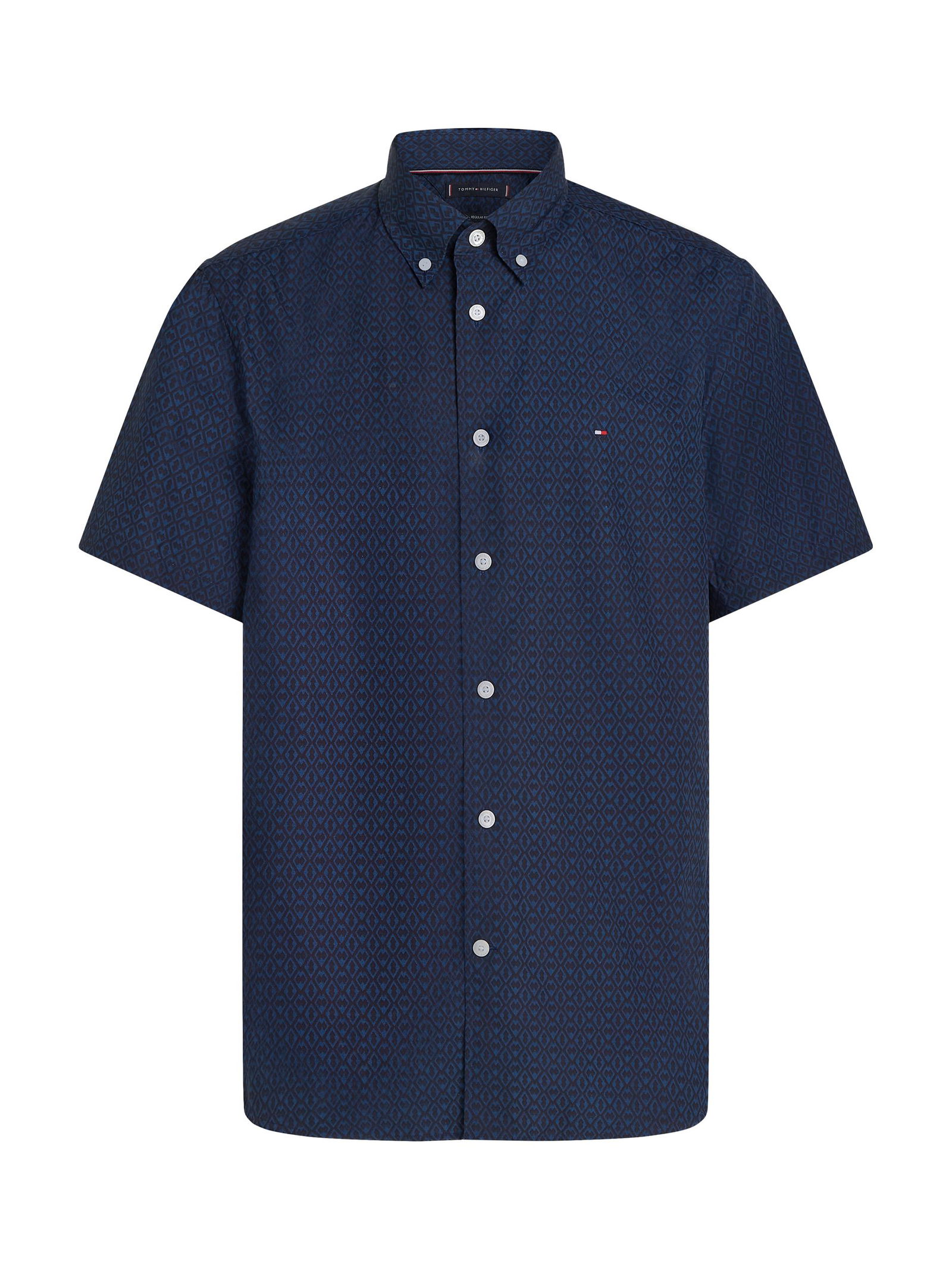 Tommy Hilfiger |  Tommy Hilfiger Hemd Regular Fit  | XXL | carbon navy / ecru