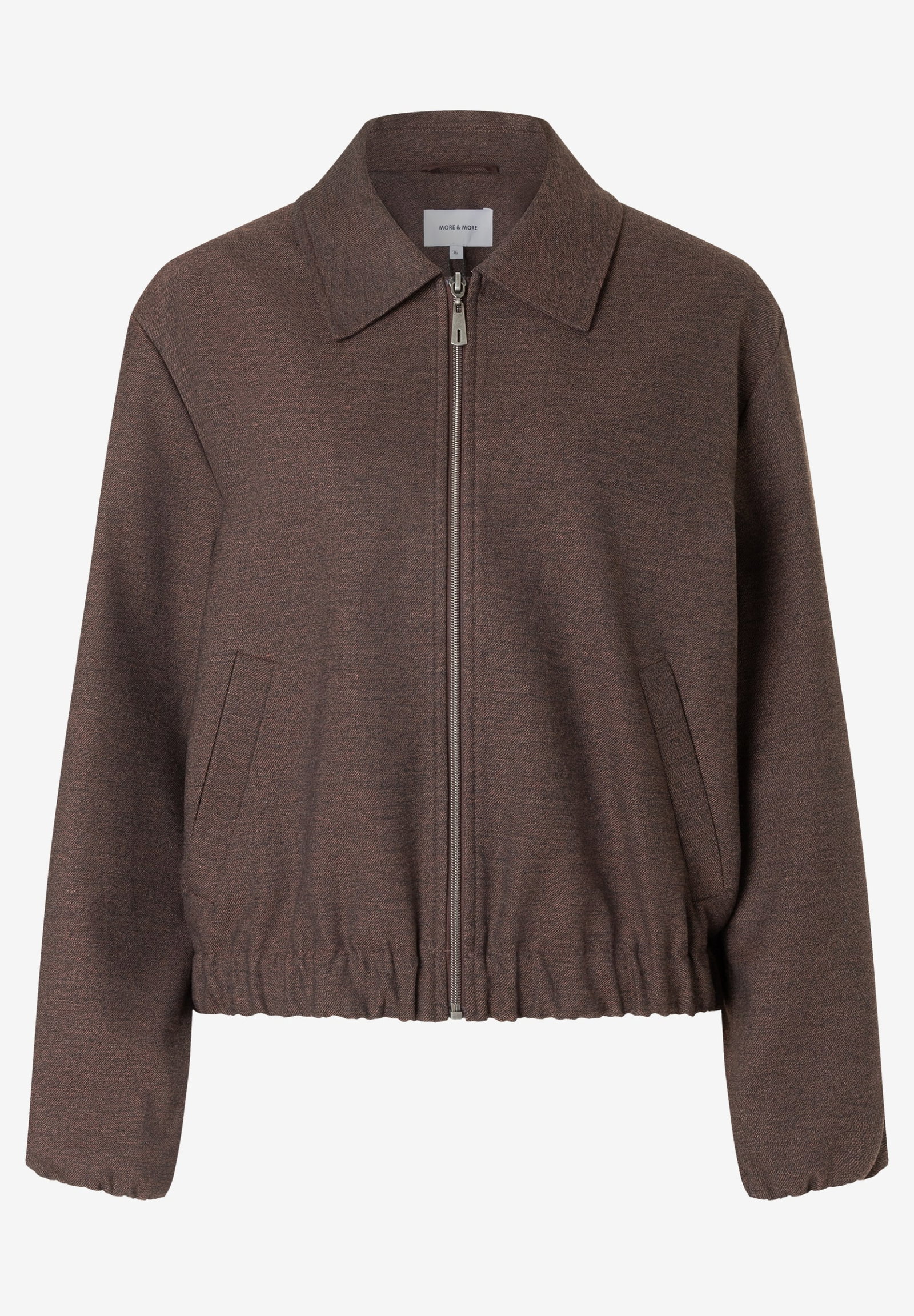 Soft Melange Blouson, dark espresso melange #1
