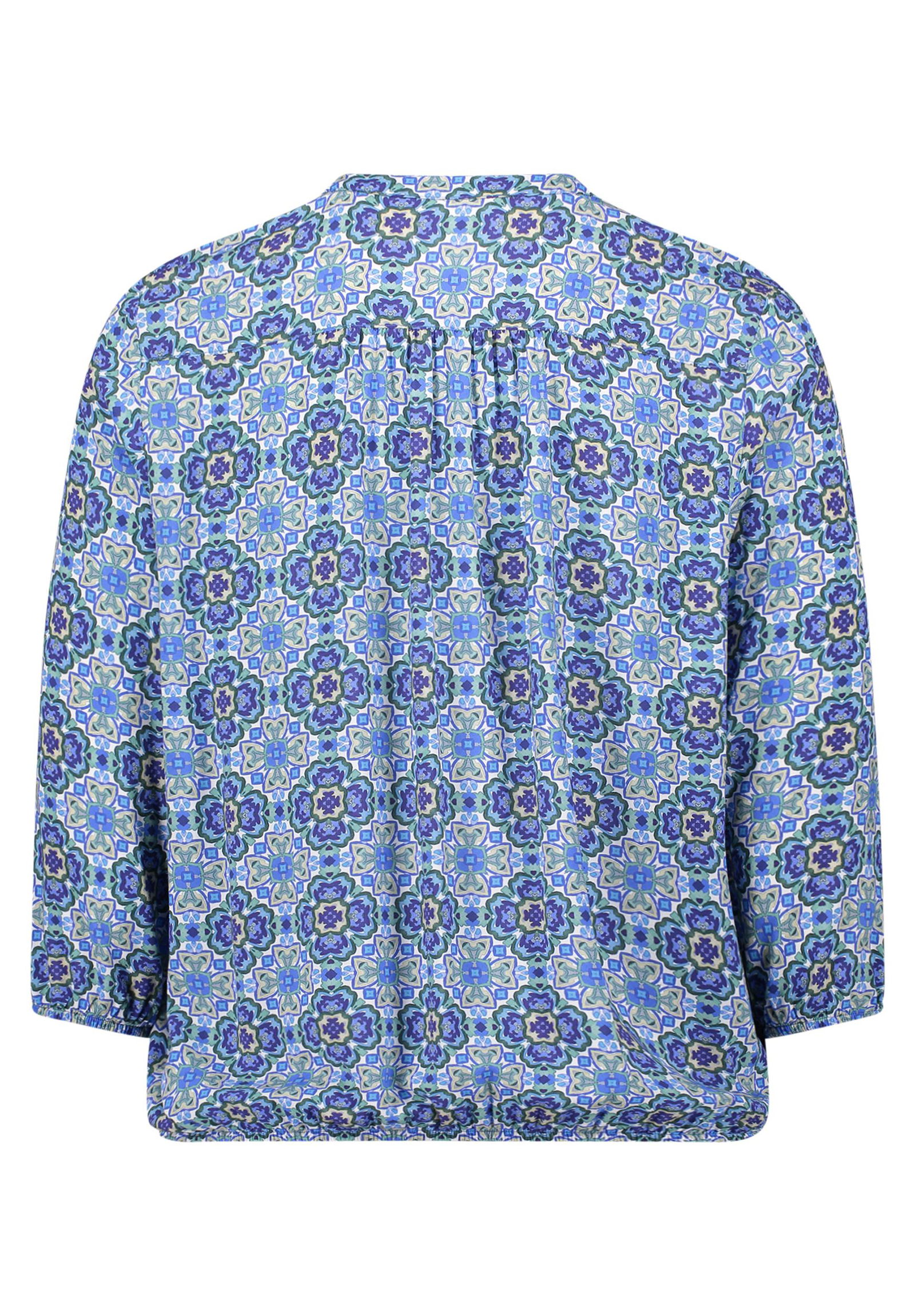 Cartoon |  Cartoon Druckbluse  | 36 | blau/grün