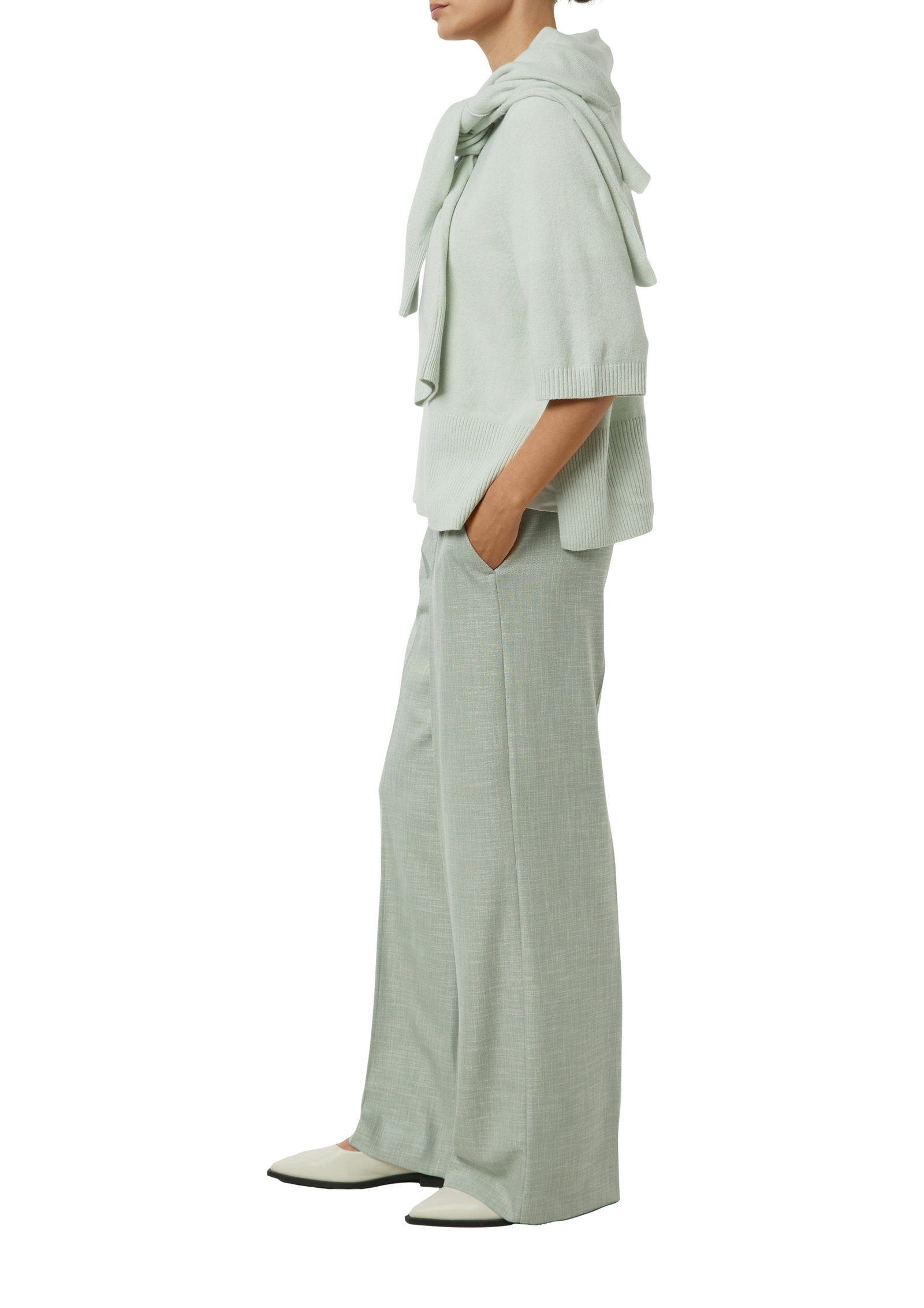Comma elegante Wide-Leg-Hose #8