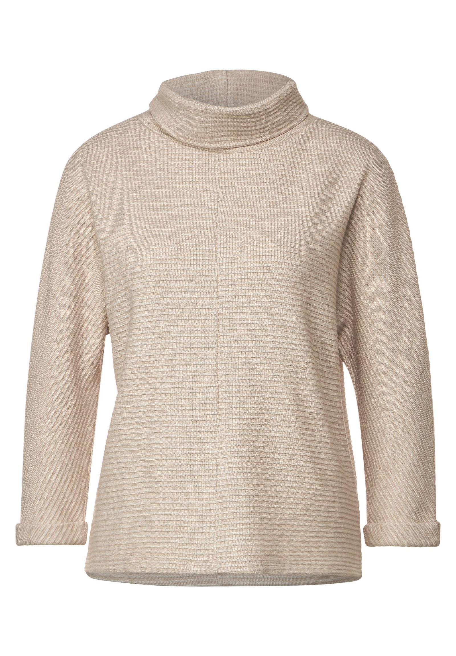 Street One |  Street One Rollkragenpullover  | 42 | spring sand melange