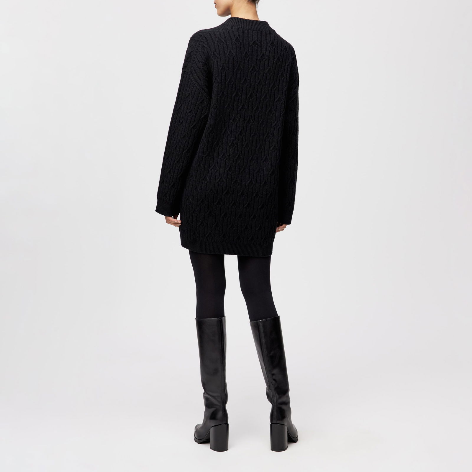 Drykorn | Drykorn Strickkleid "Elsteri" | M | schwarz