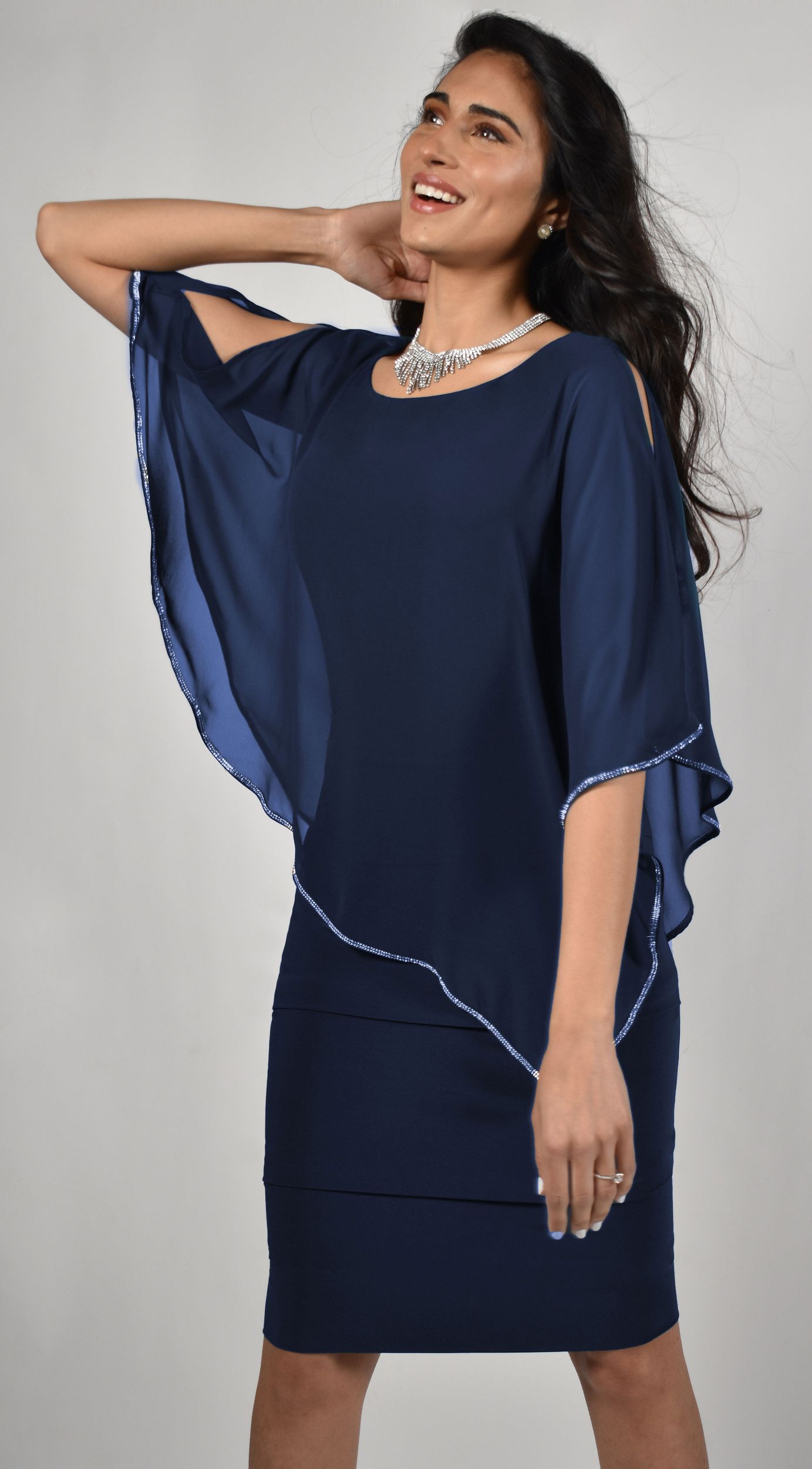 Frank Lyman |  Frank Lyman Cocktailkleid | 48 | blau