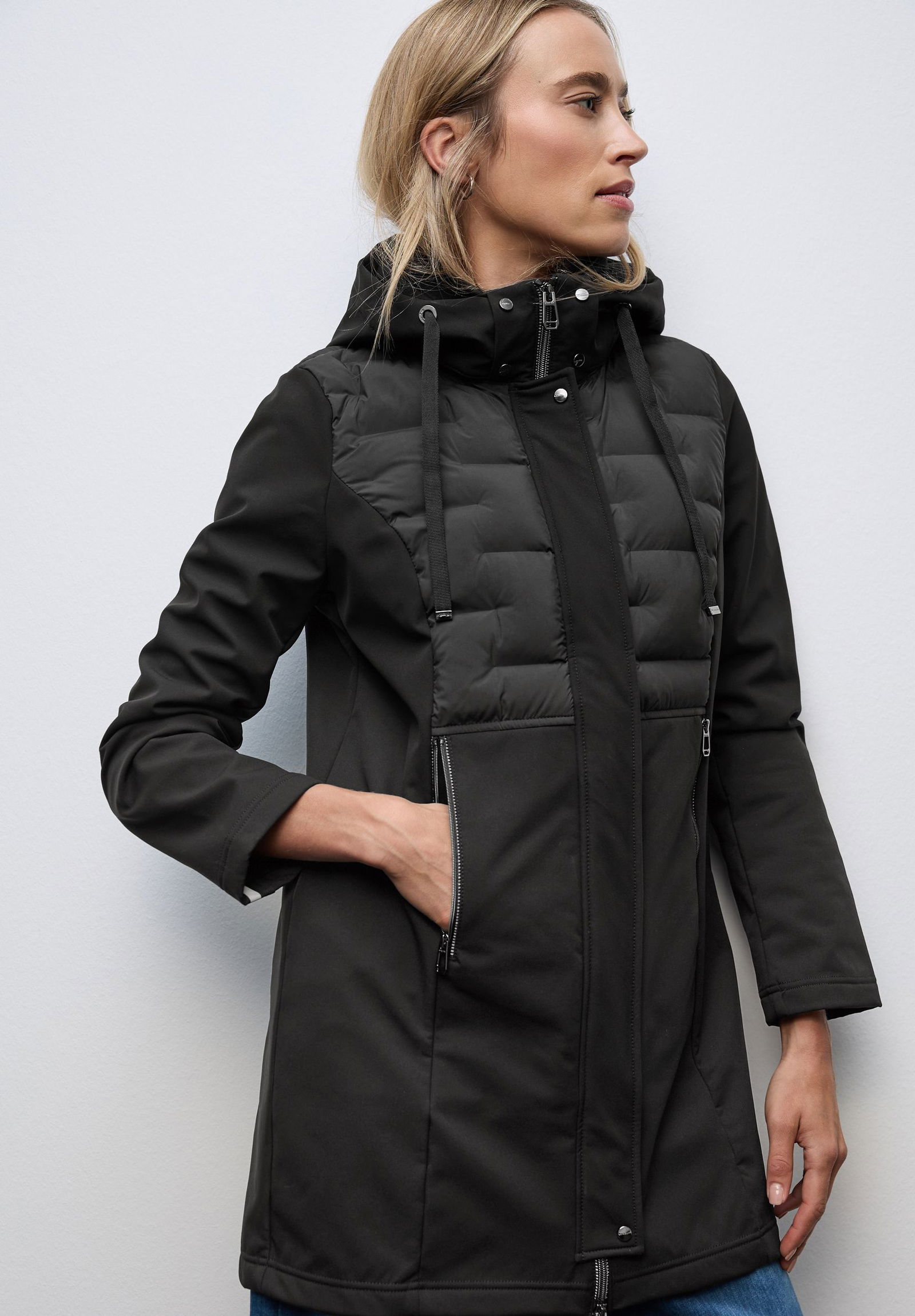 60d21111f1bbd9edf82ee97004667ff7 Street One |  Street One Funktionsmantel  | 40 | black