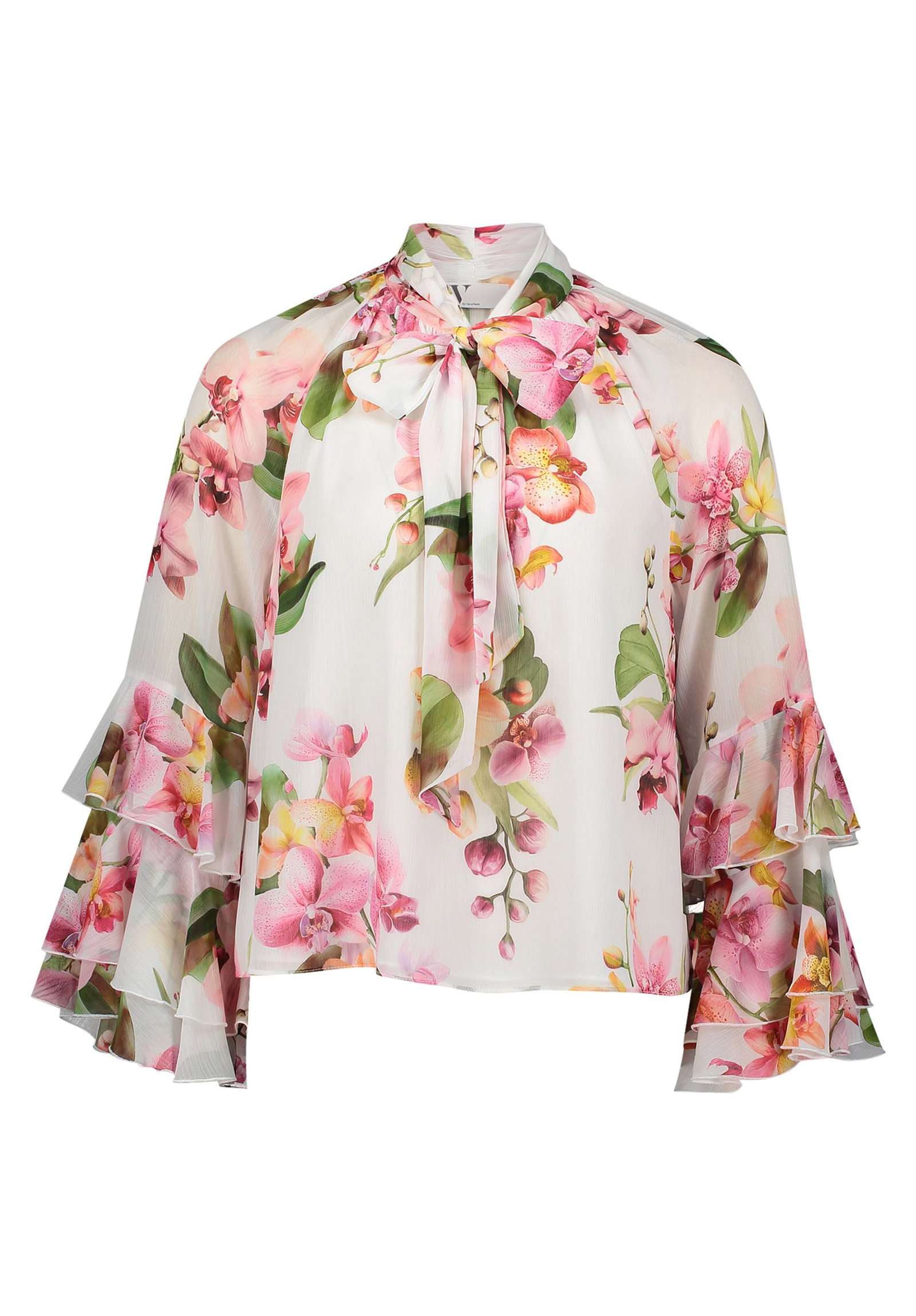V by Vera Mont |  Chiffonbluse | 38 | cream/rosé
