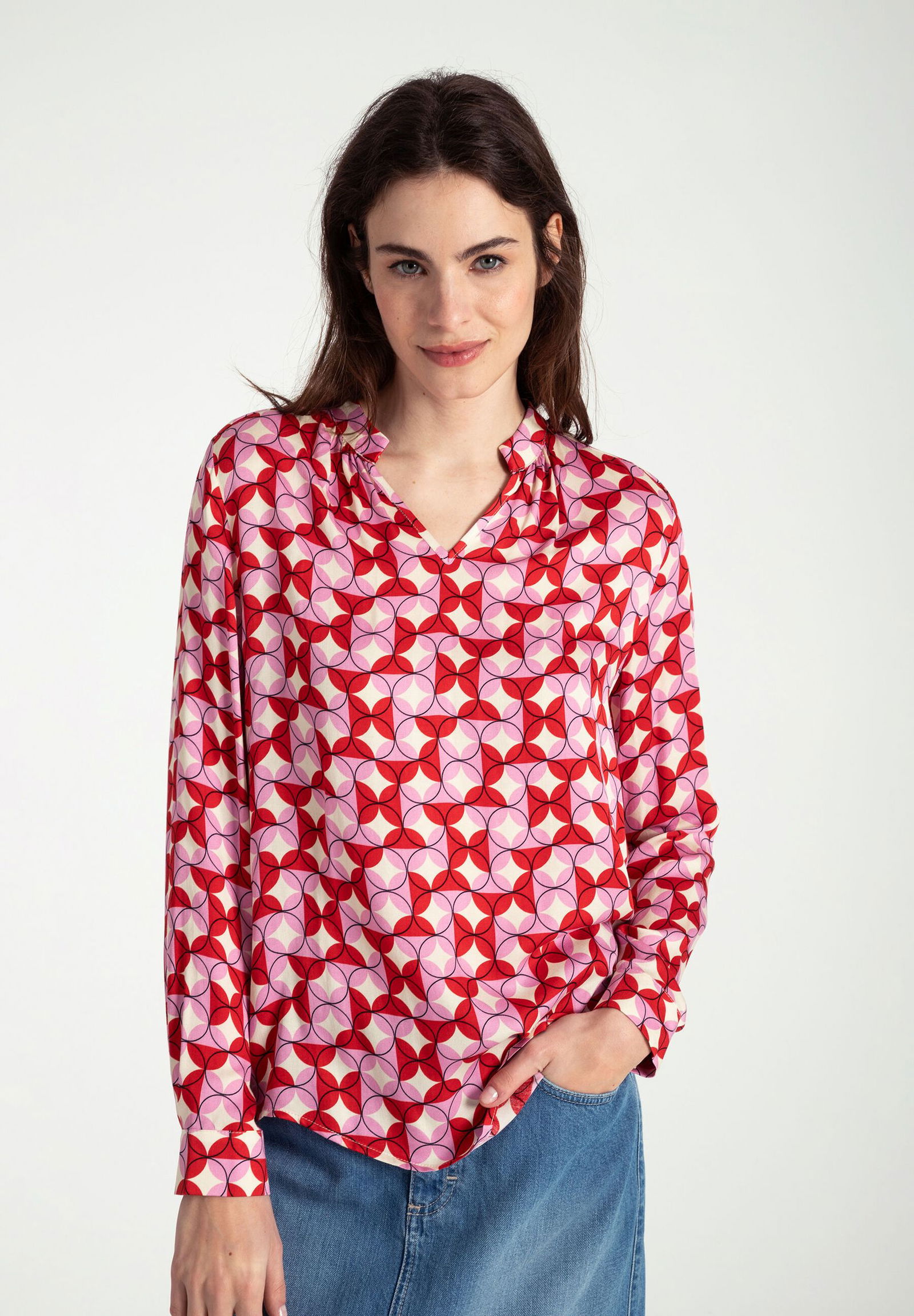 More & More |  More & More Druckbluse  | 42 | 1500_4828