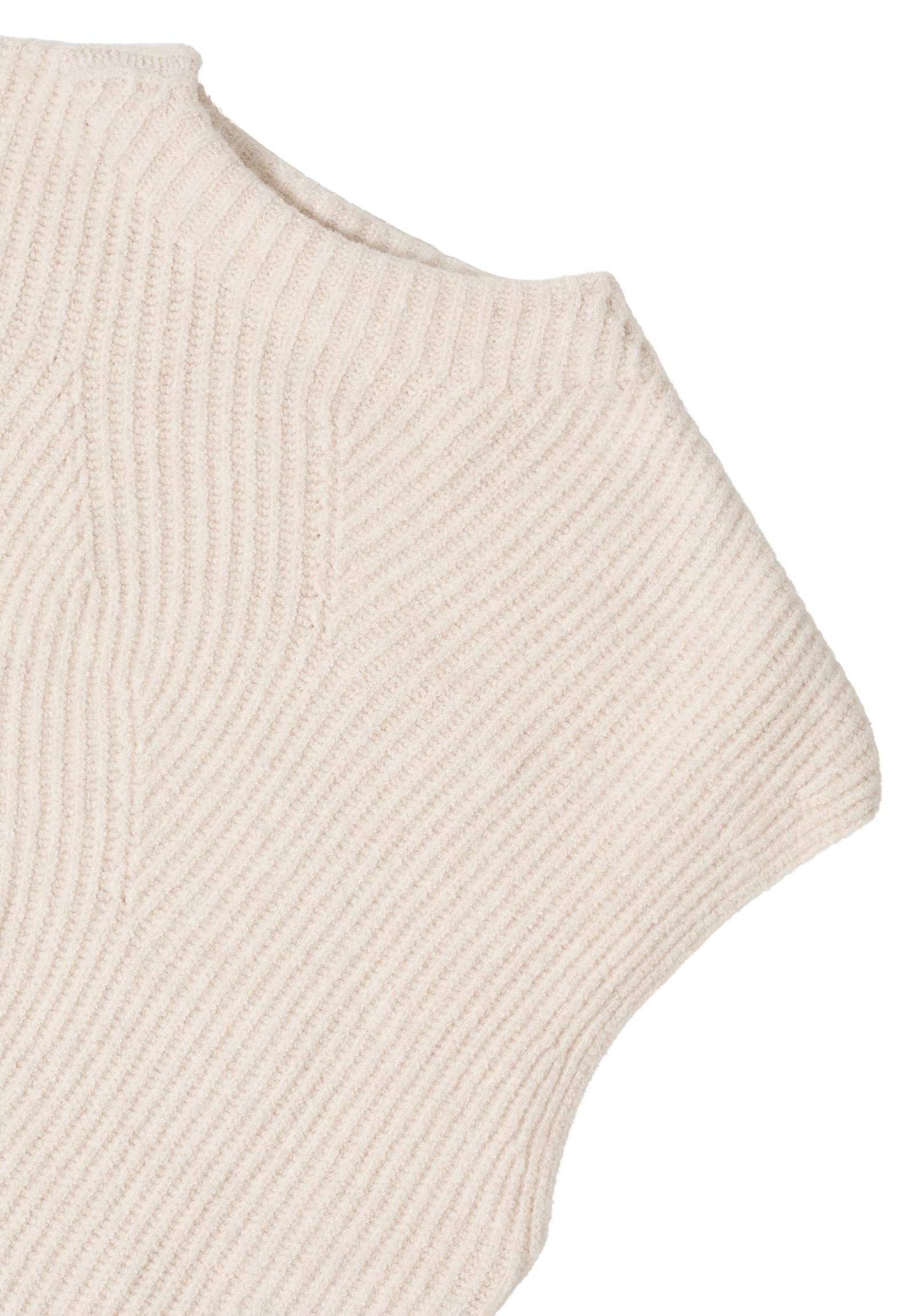 | Cosy cable mix Vest, eggplant red | S