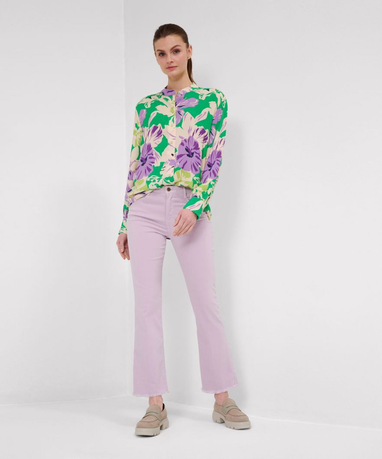 Brax |  Brax Druckbluse  | 36 | apple green