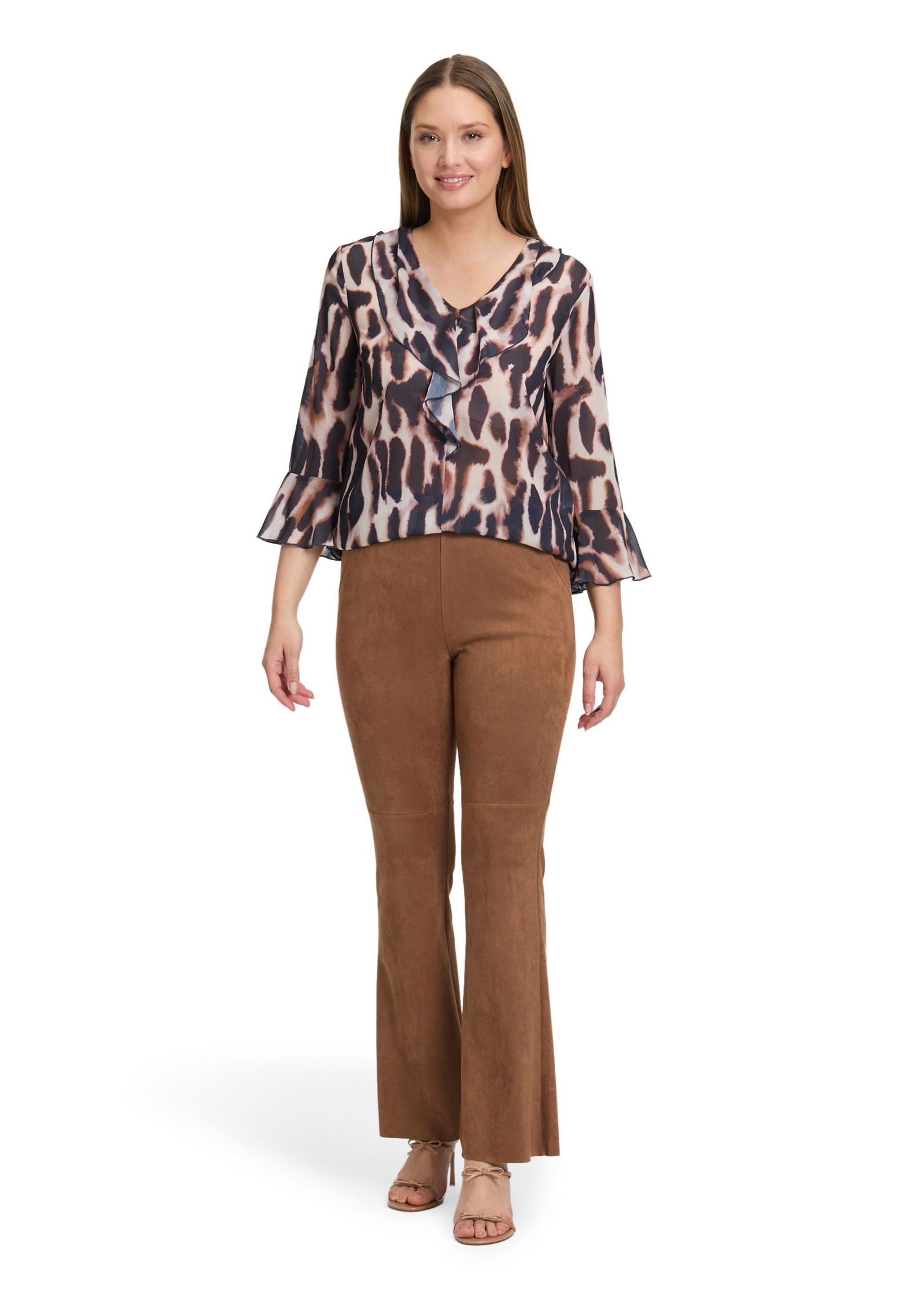 Betty Barclay |  Betty Barclay Druckbluse  | 40 | dark blue-rosé
