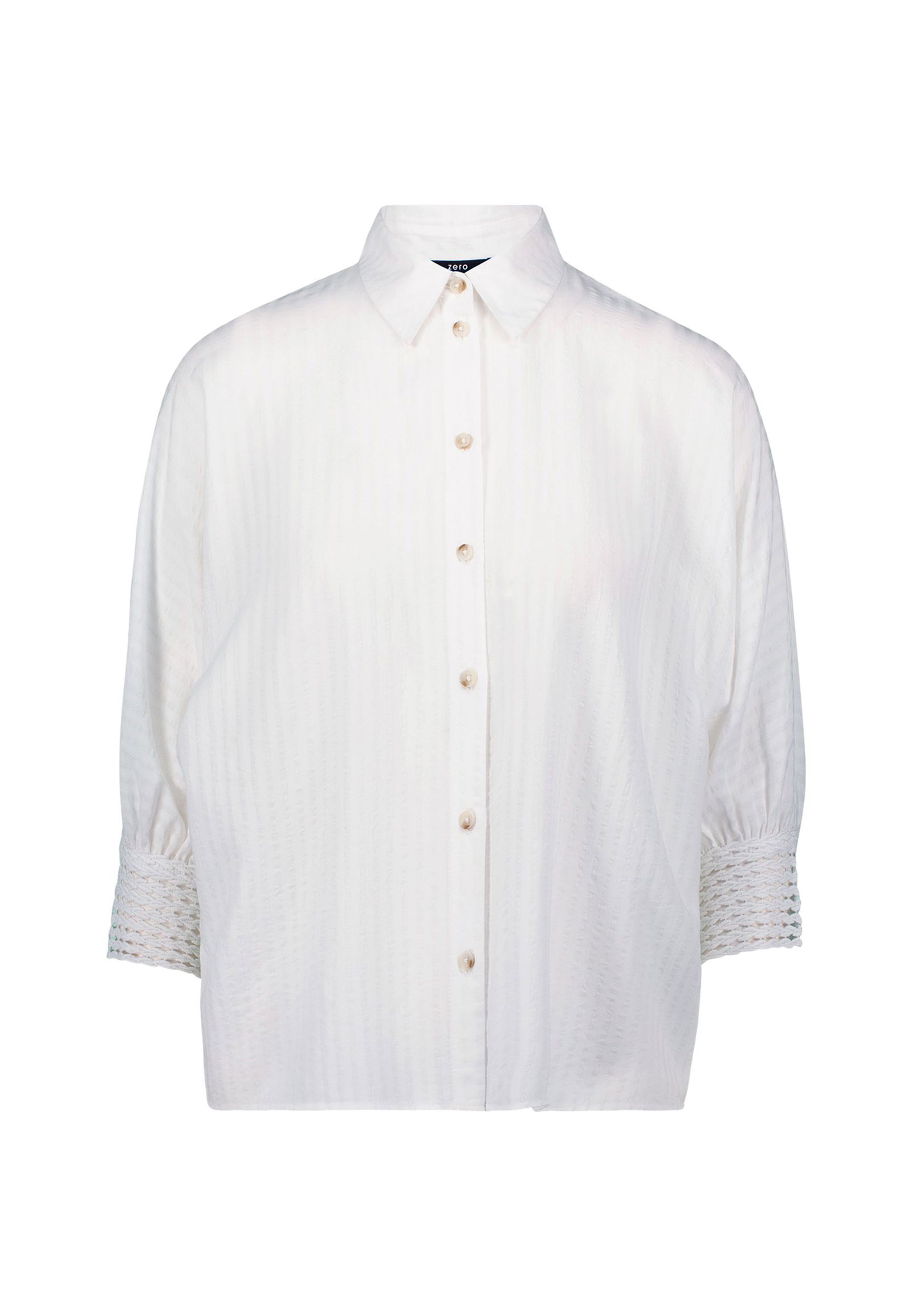 ddc9e52988f0585e7194e28d9a020f57 Zero | Zero Druckbluse | 40 | offwhite