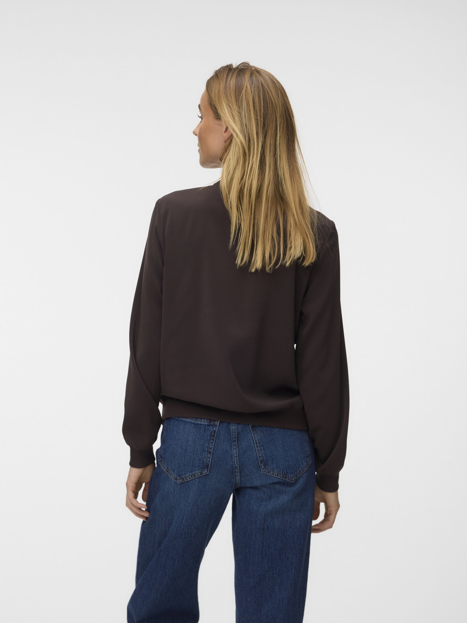 VMCOCO L/S BOMBER NOOS, Chocolate Torte/GOLD ZIPPER #3
