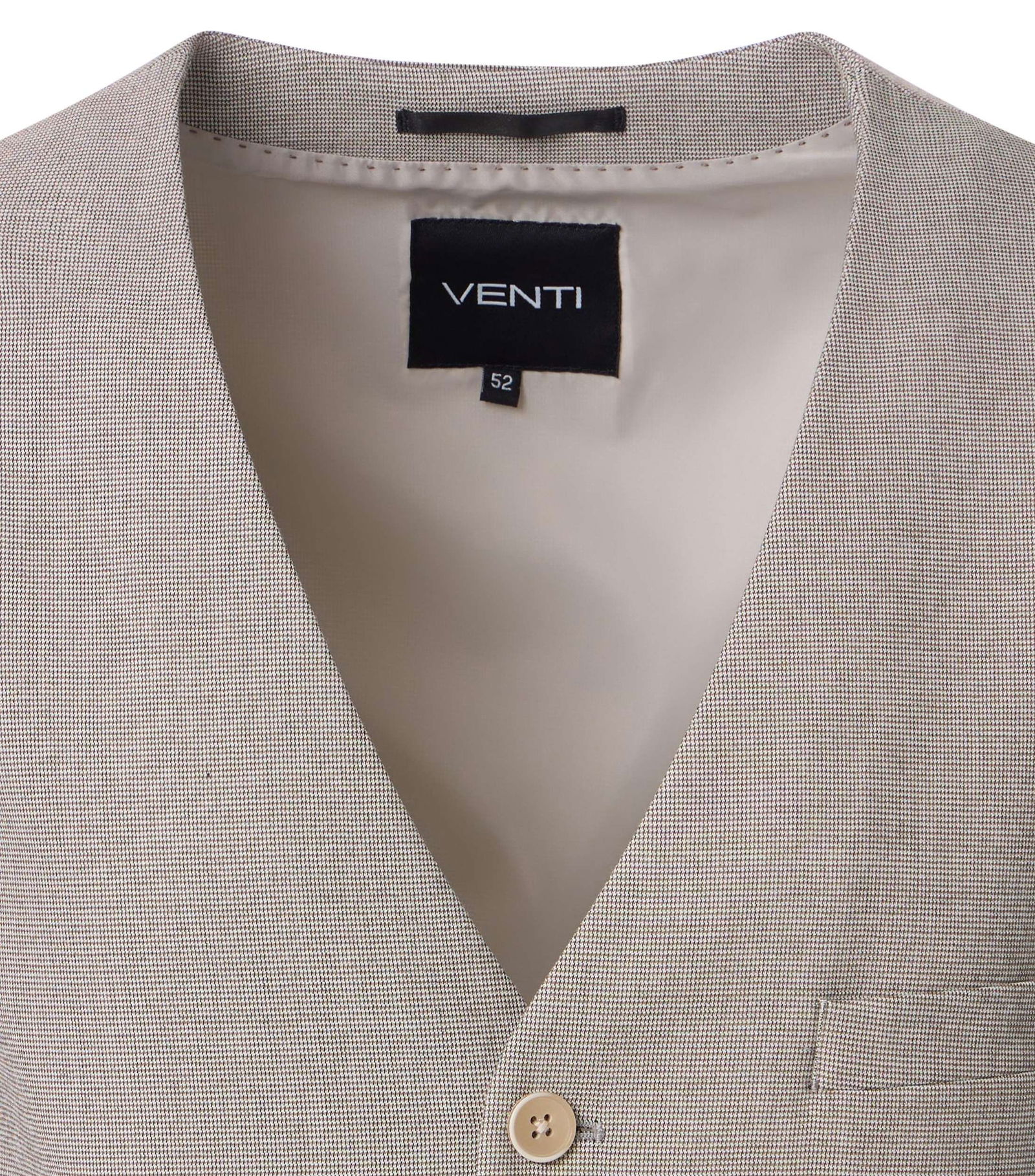 VENTI |  VENTI Weste  | 48 | braun