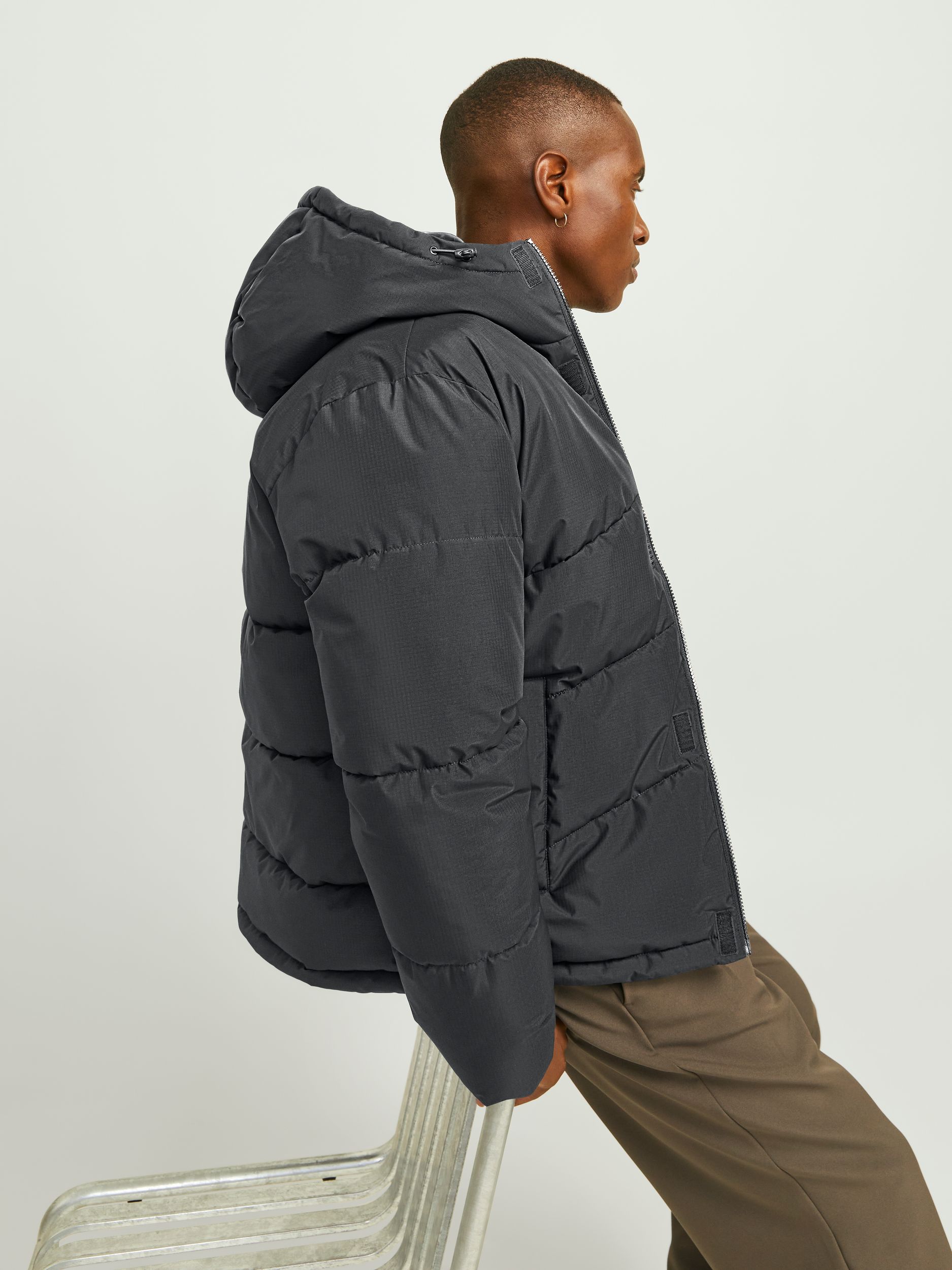 Jack&Jones |  Jack&Jones Puffer Jacket "JJWORLD" | L | asphalt