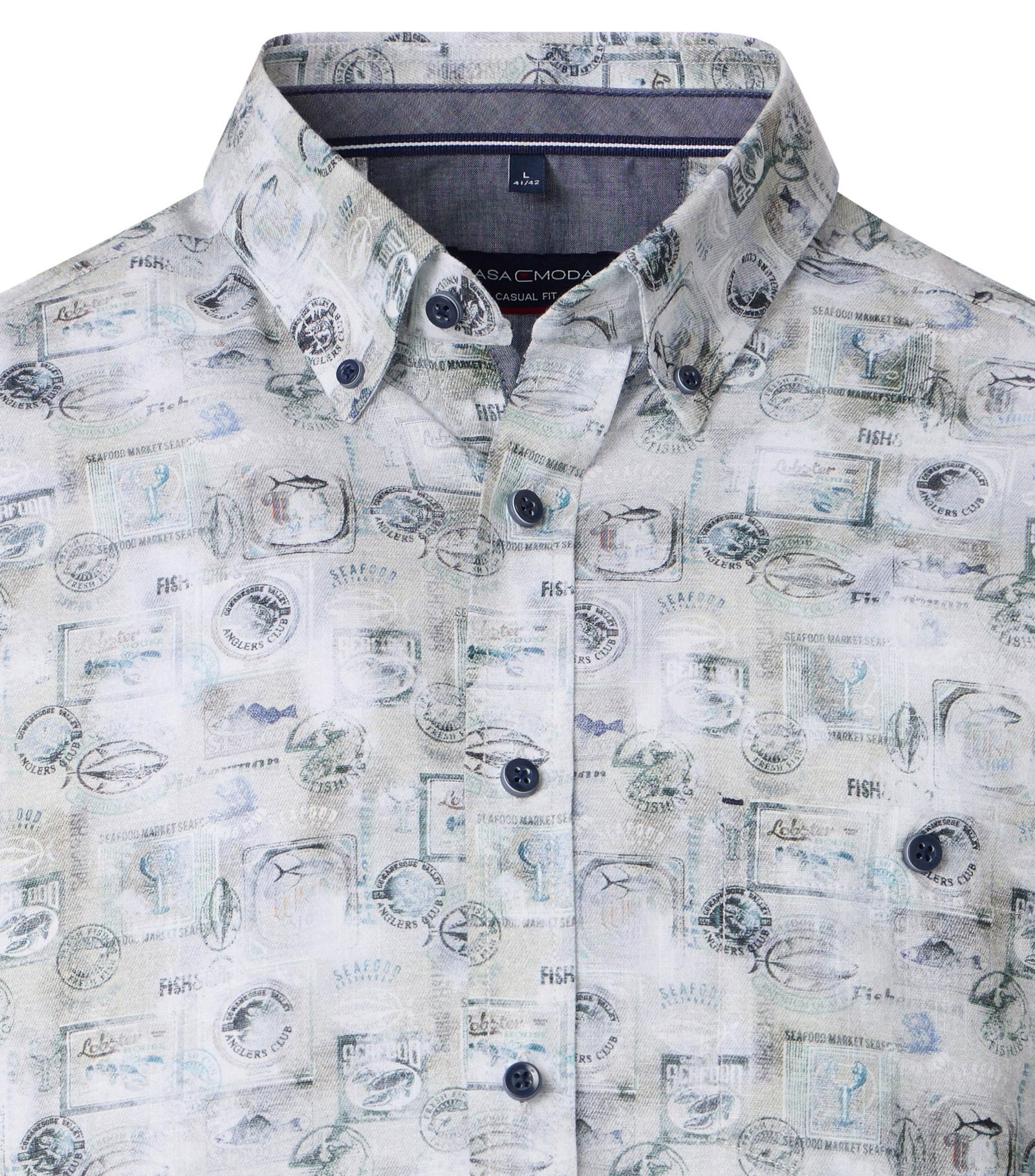 Casa Moda |  Freizeithemd Kurzarm | 3XL | beige