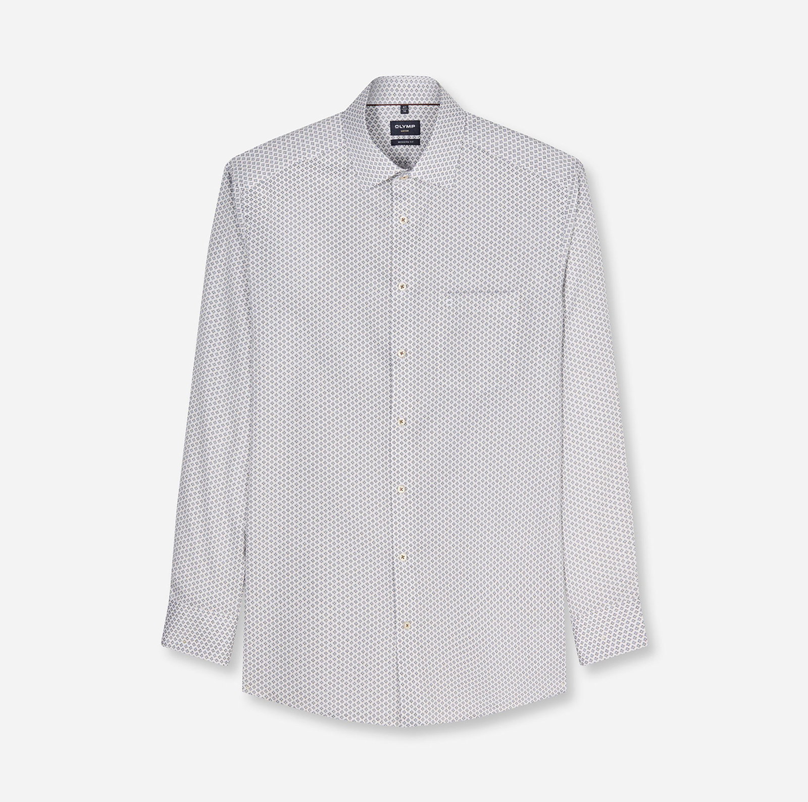 Olymp |  Olymp Hemd Regular Fit  | 42 | natur