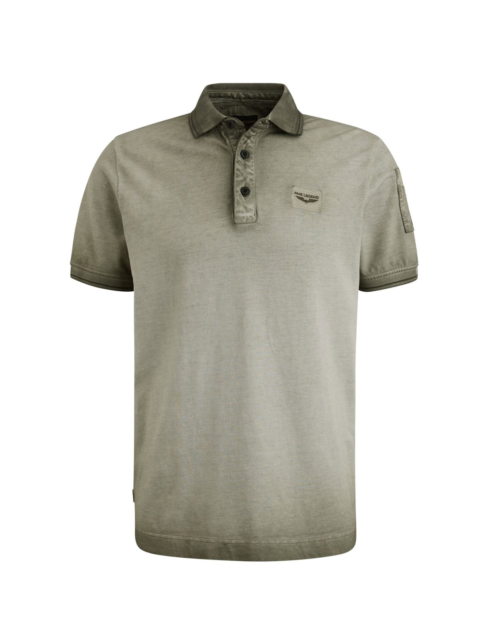 PME Legend |  PME Legend Poloshirt "cold dye pique" | XXXL | deep lichen green