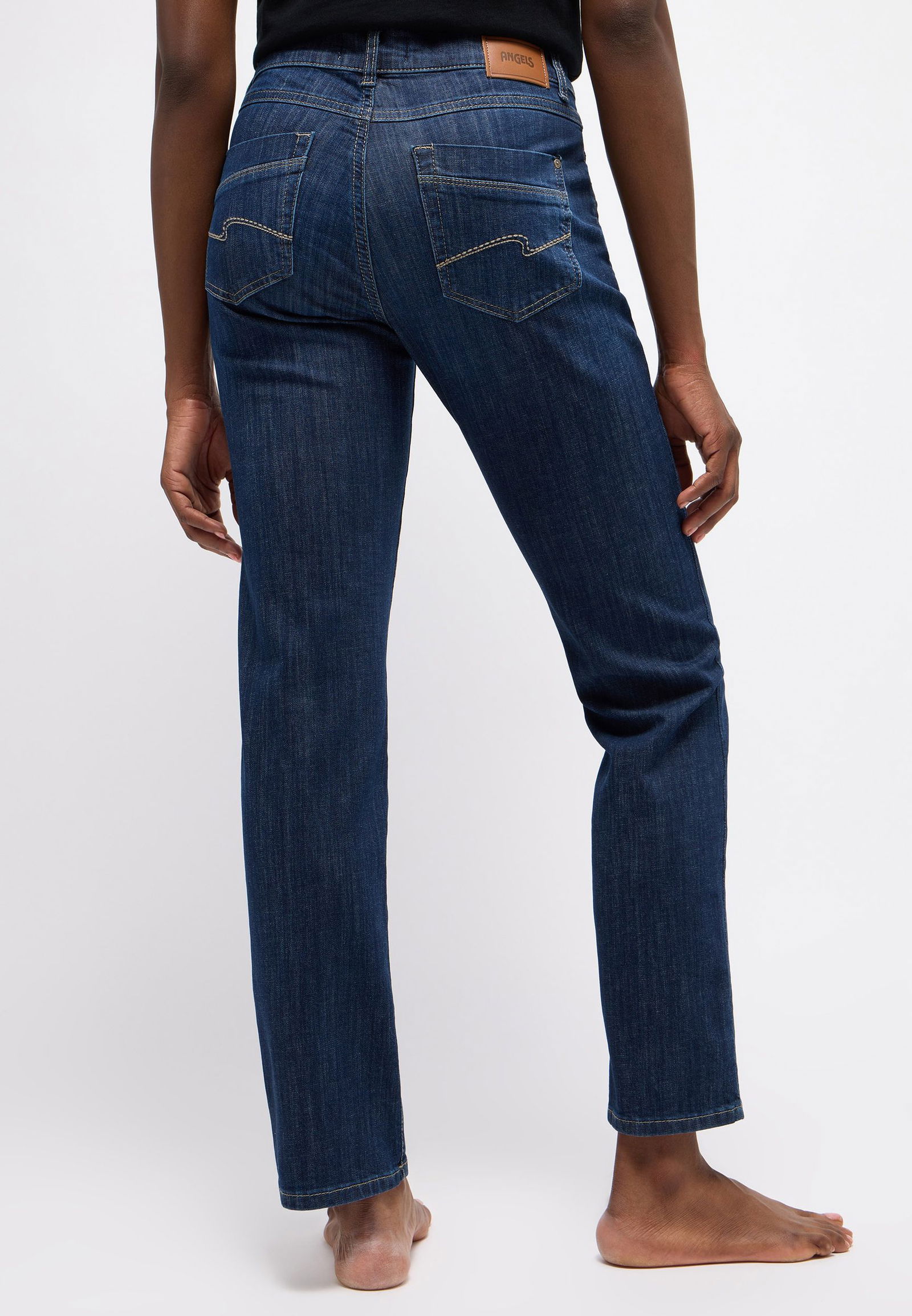 Angels |  Angels Straight Leg Jeans  | 40 | dark indigo used
