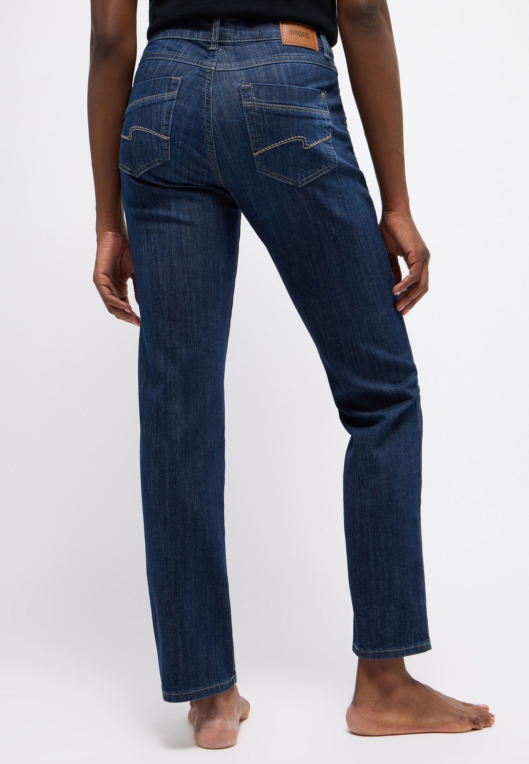 Angels |  Angels Straight Leg Jeans  | 40 | dark indigo used