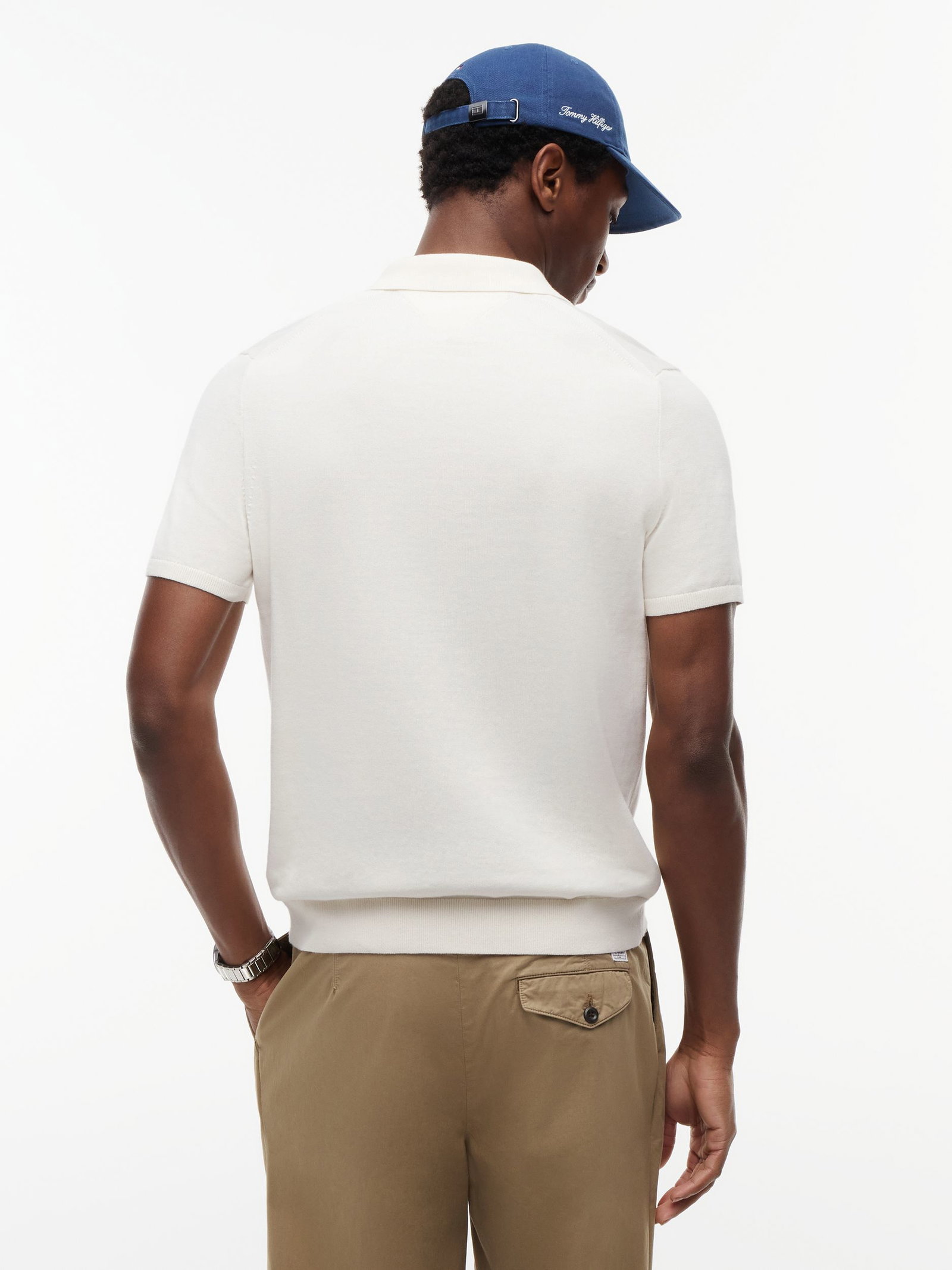 Tommy Hilfiger |  Tommy Hilfiger Poloshirt  | M | ivory petal