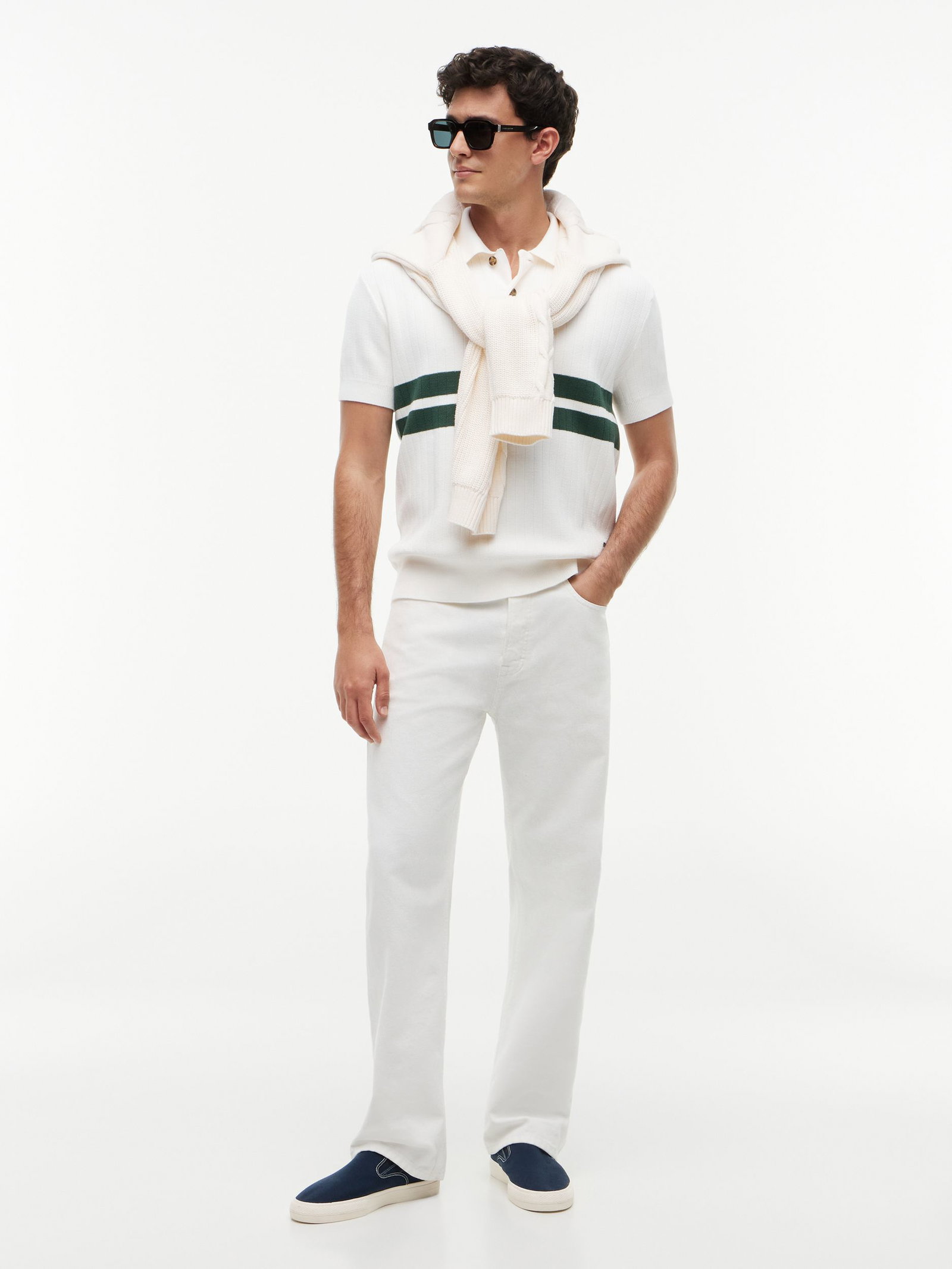 Tommy Jeans |  Tommy Jeans Poloshirt  | L | ancient white