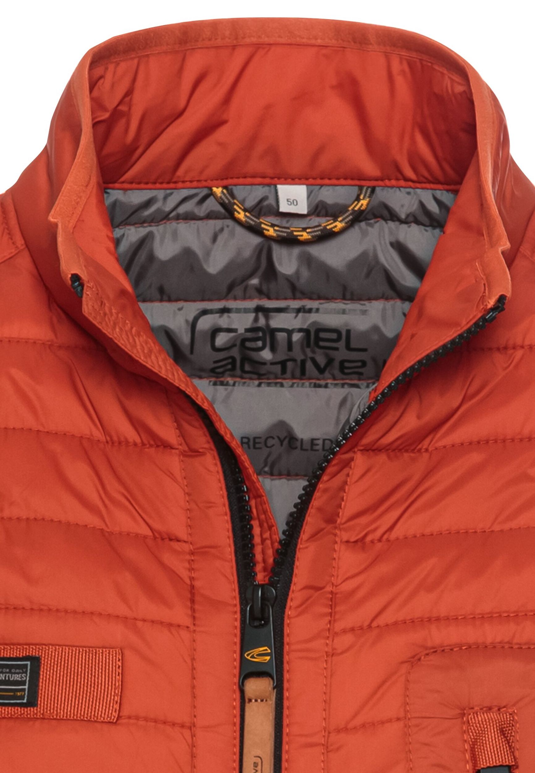 Camel Active |  Camel Steppweste mit leichtem Futter  | 50 | faded red