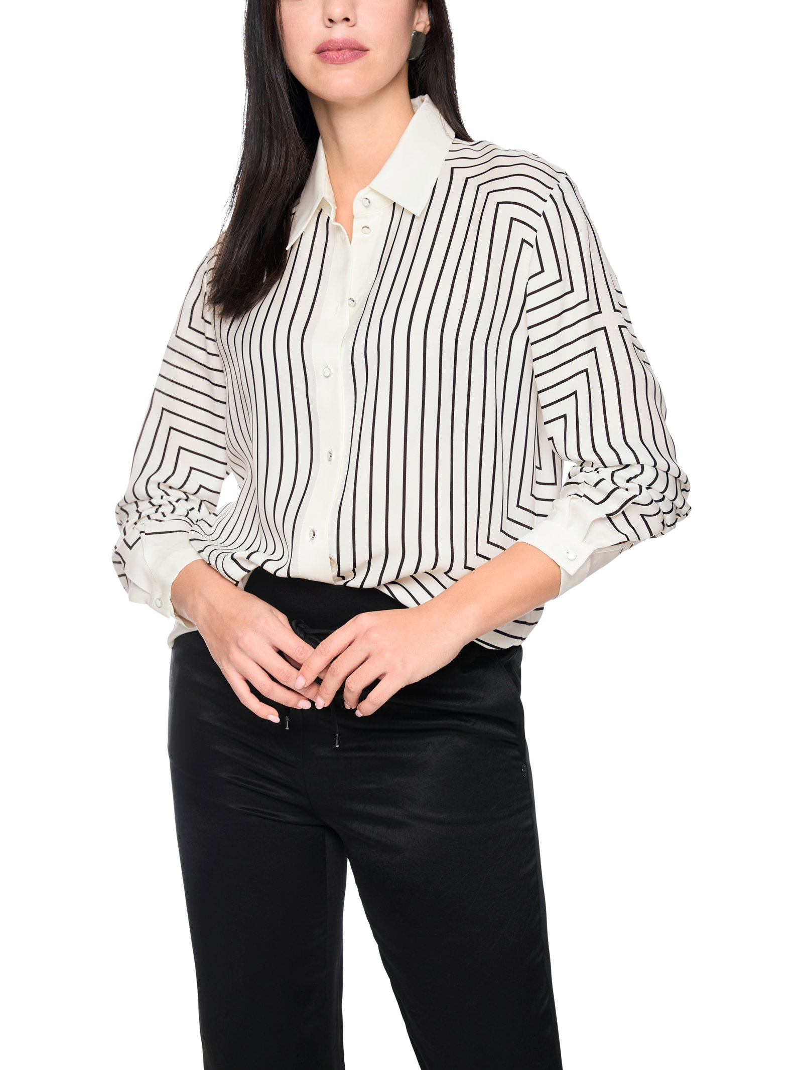 Bluse, white and black #6