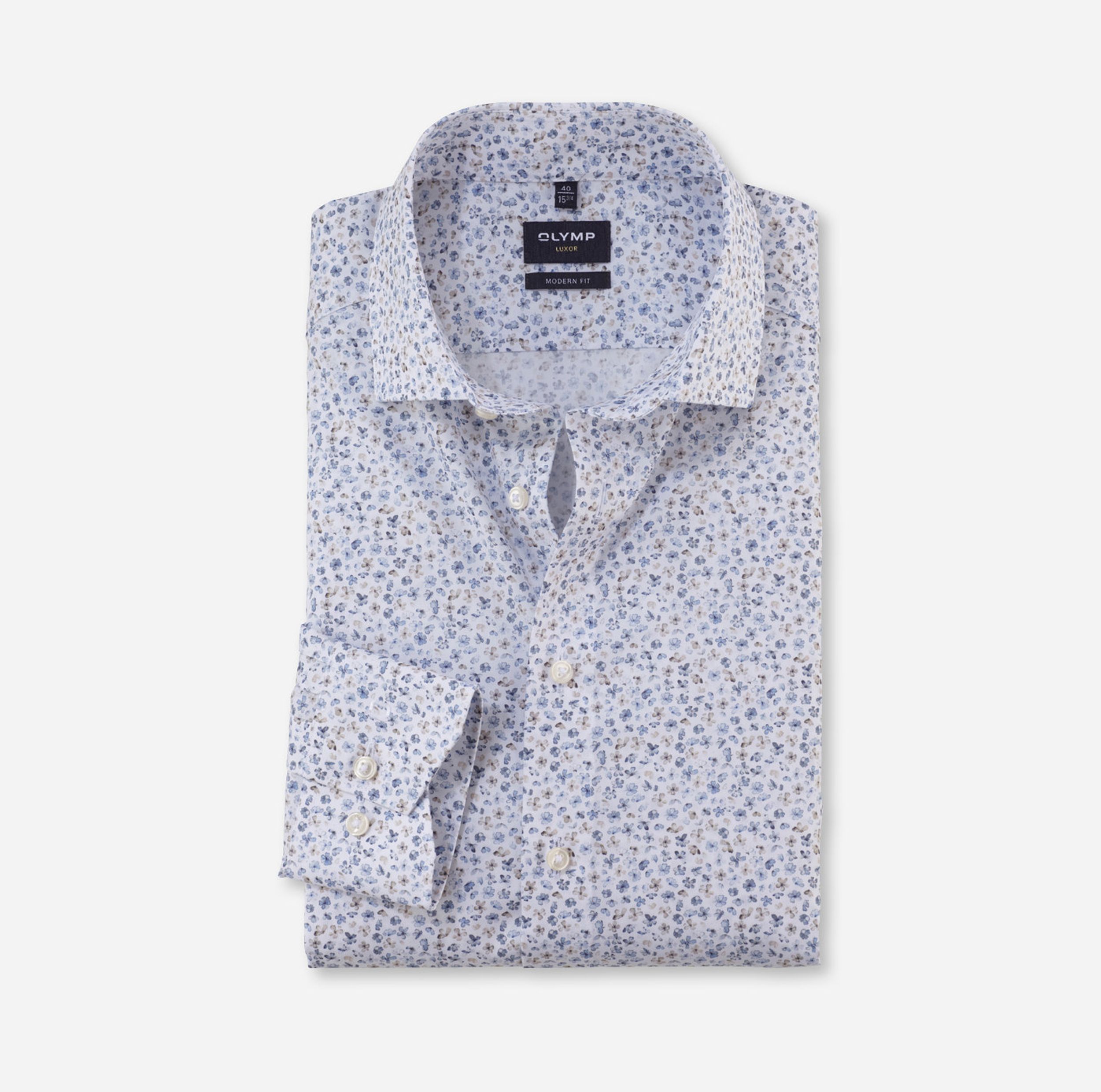 Olymp |  Olymp Hemd Modern Fit  | 40 | weiß