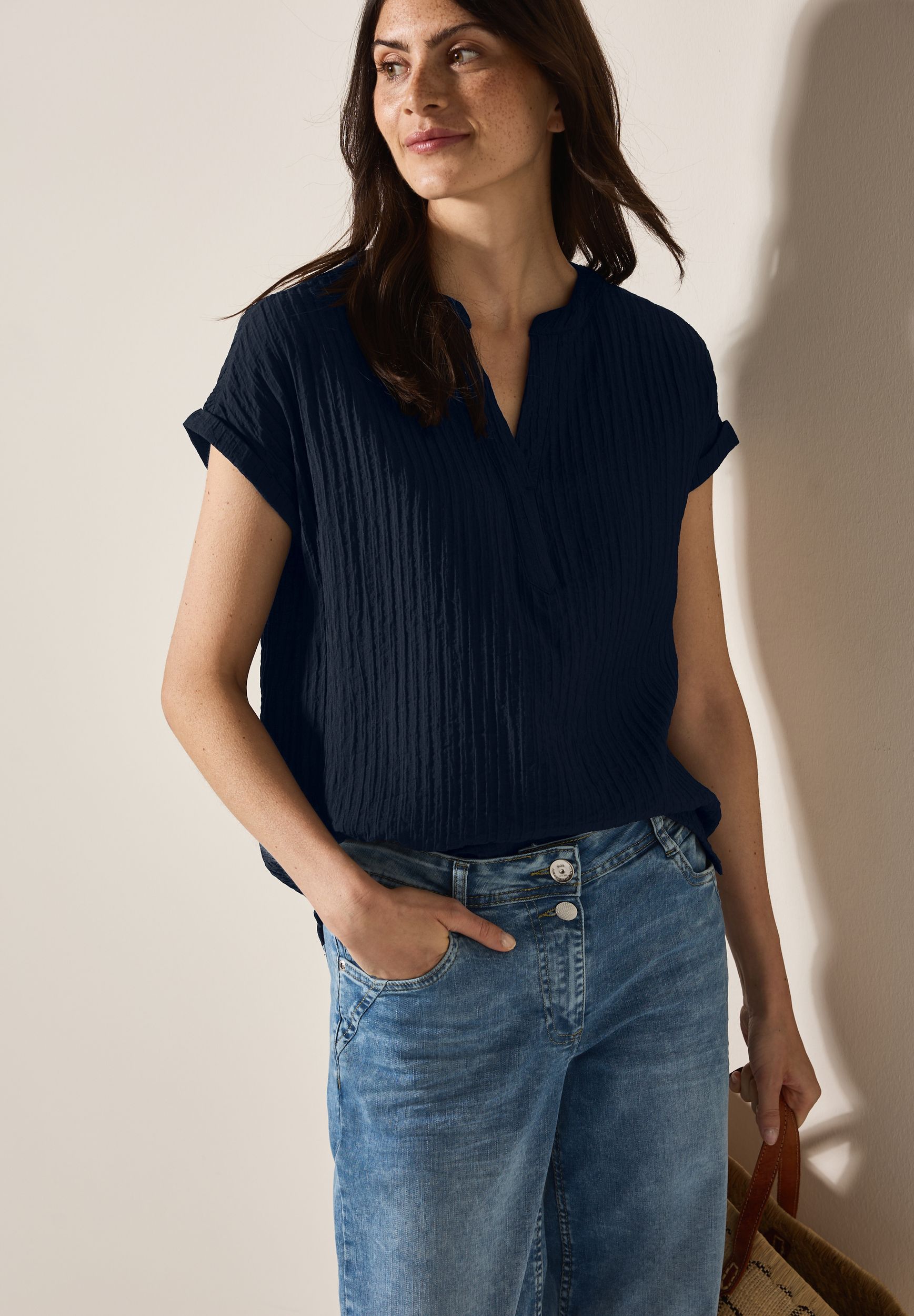CECIL |  CECIL Businessbluse  | S | universal blue