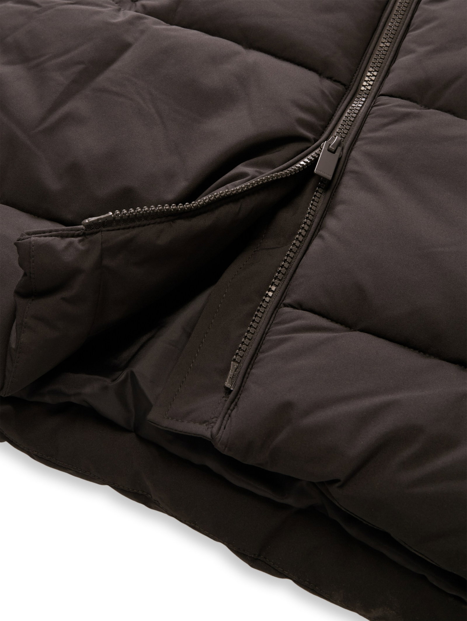 long puffer jacket, Coal Mine Grey #3