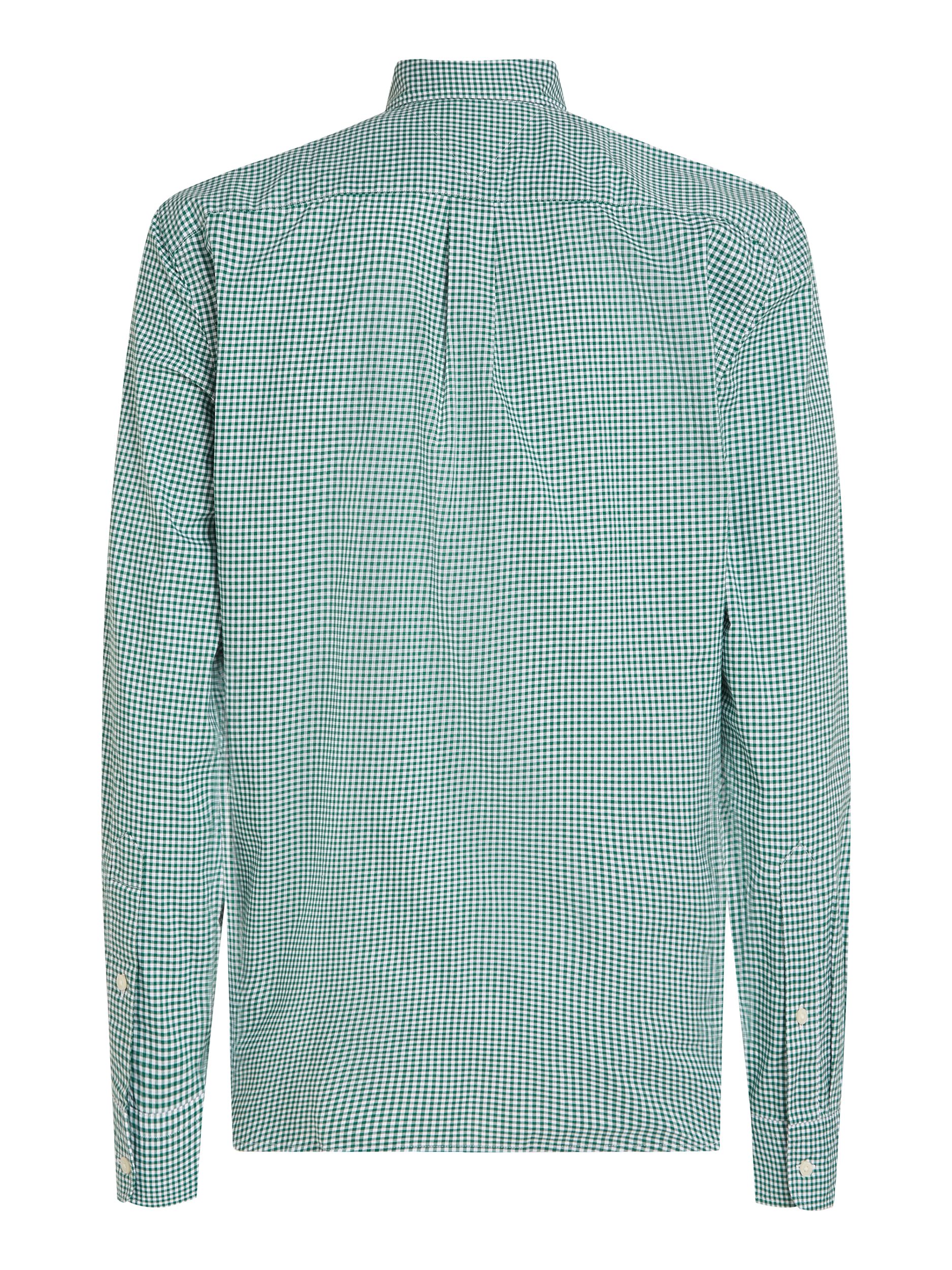  |  FLEX POPLIN GINGHAM RF SHIRT | XL | green mix / white