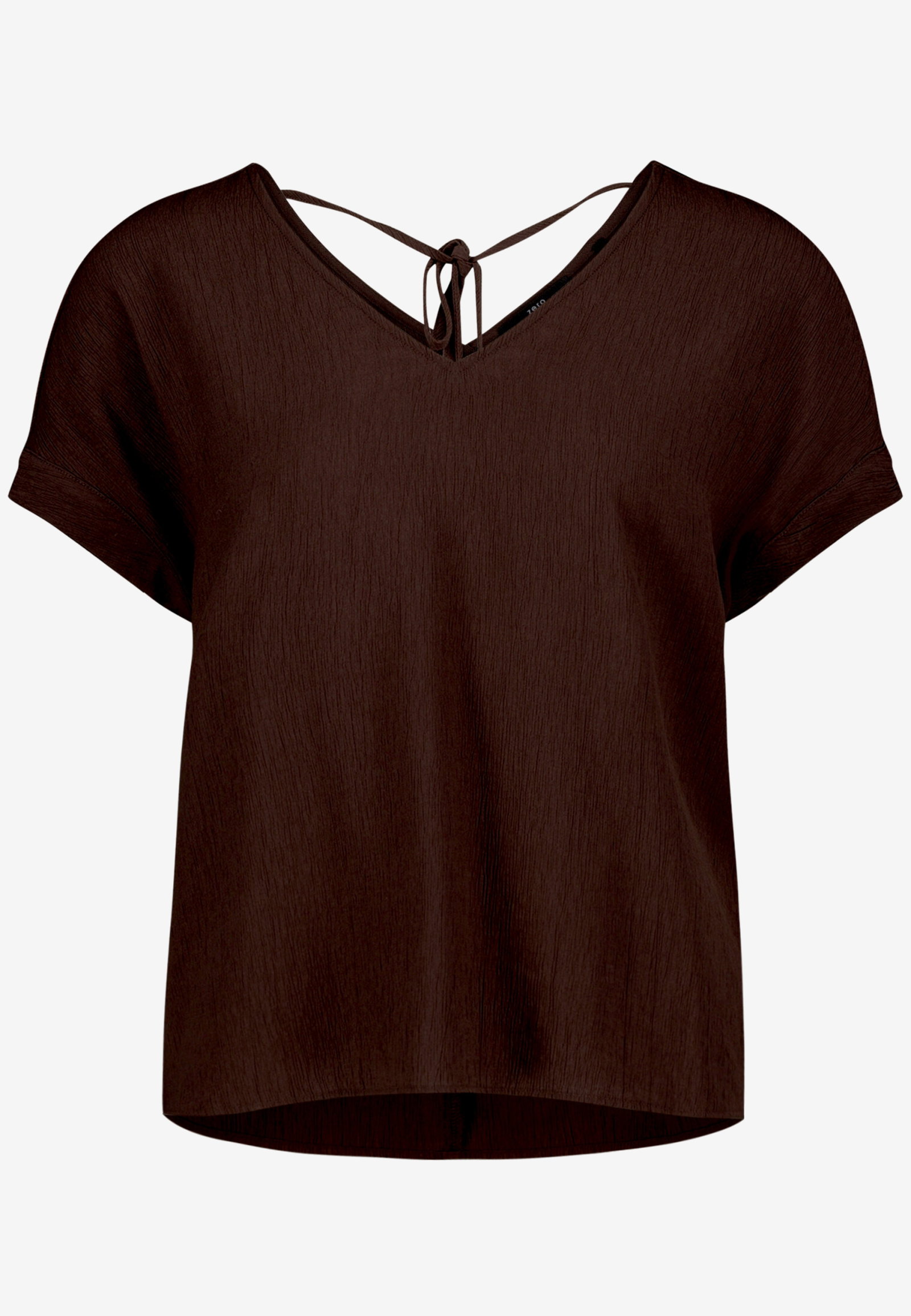 Bluse Kurz ohne Arm, Chocolate Plum #1