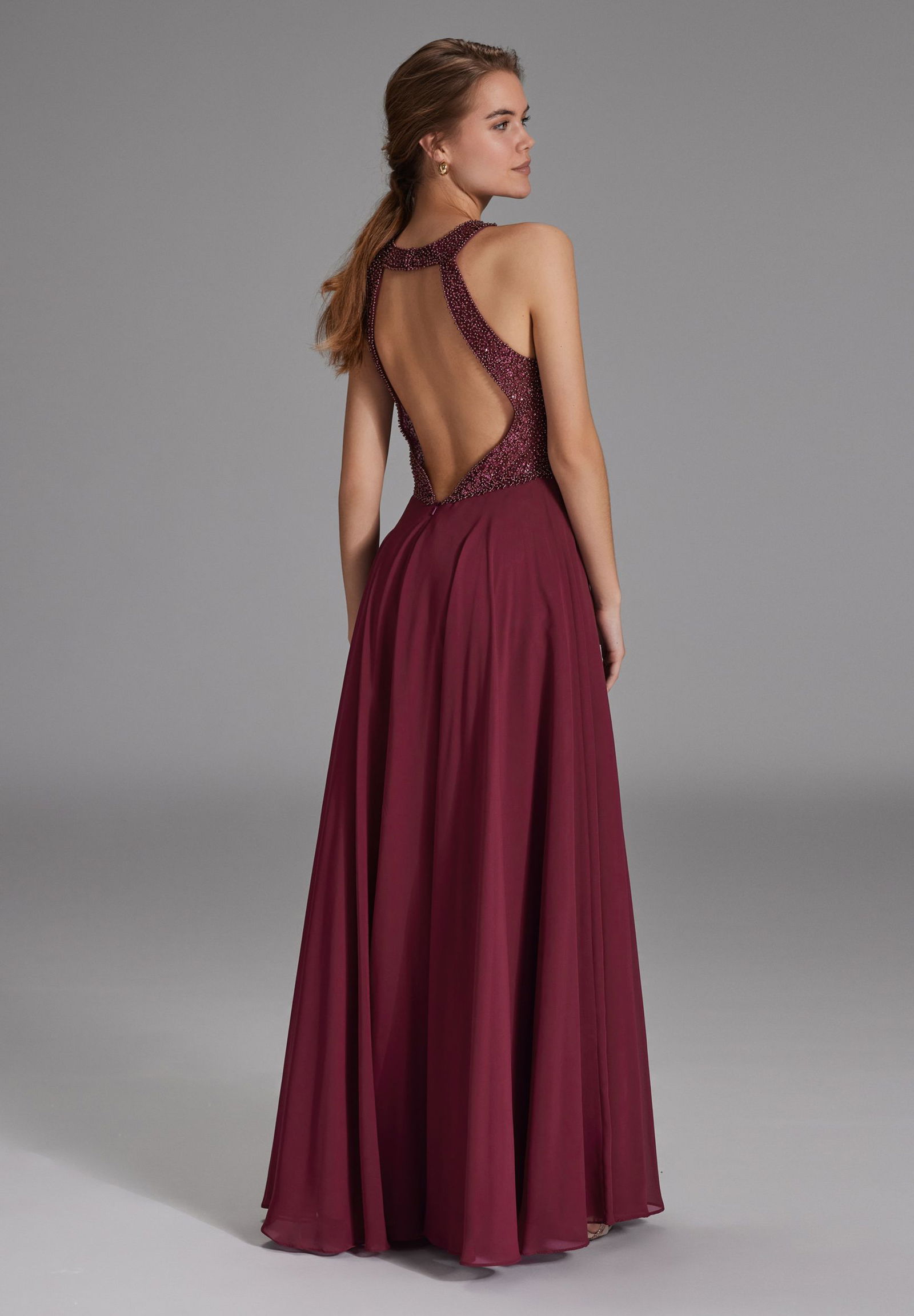 Hey Kyla |  Hey Kyla Langes Kleid  | 36 | grape wine