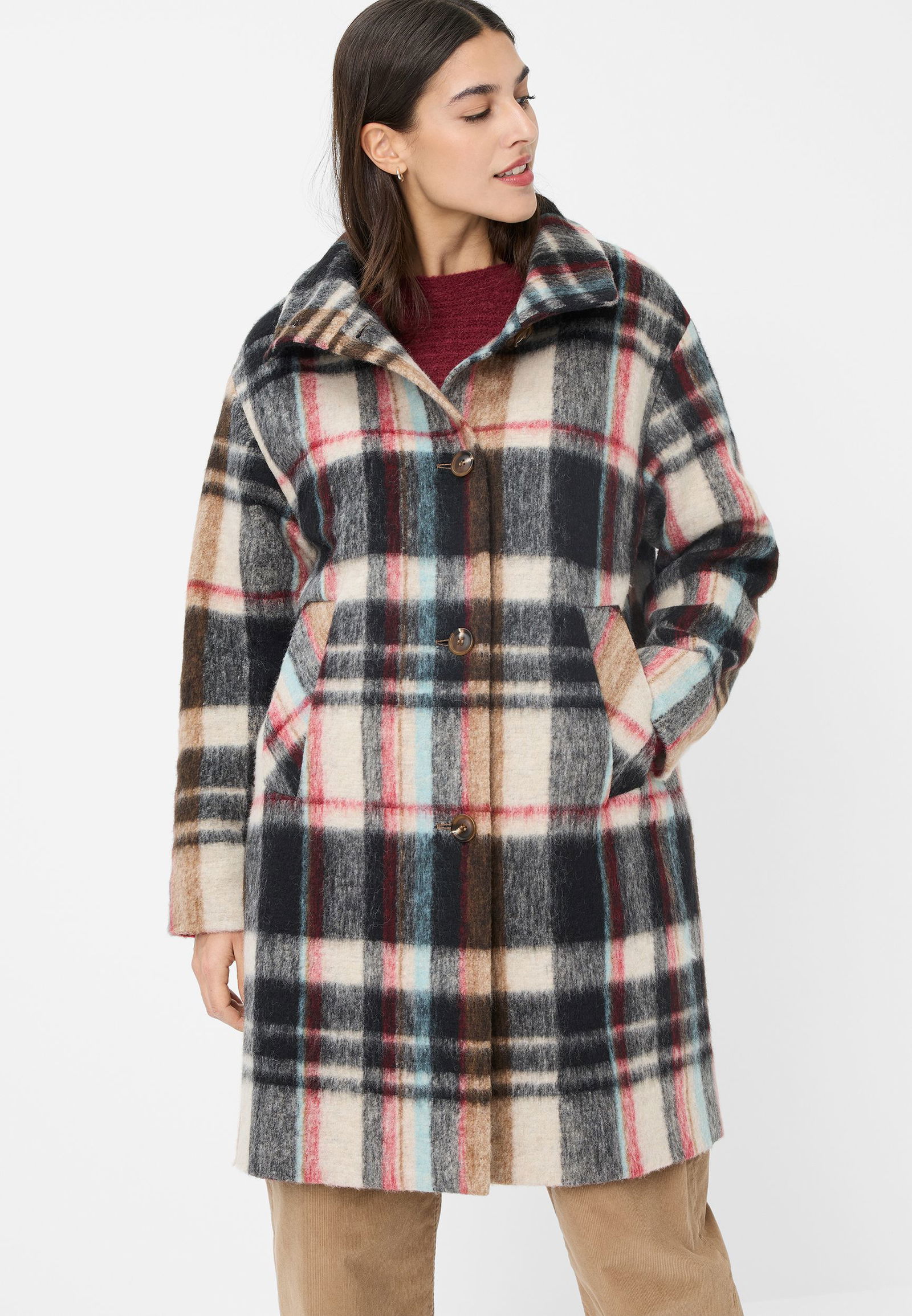 Fuchs & Schmitt |  Fuchs & Schmitt Strickkurzmantel | 44 | 11507_7060