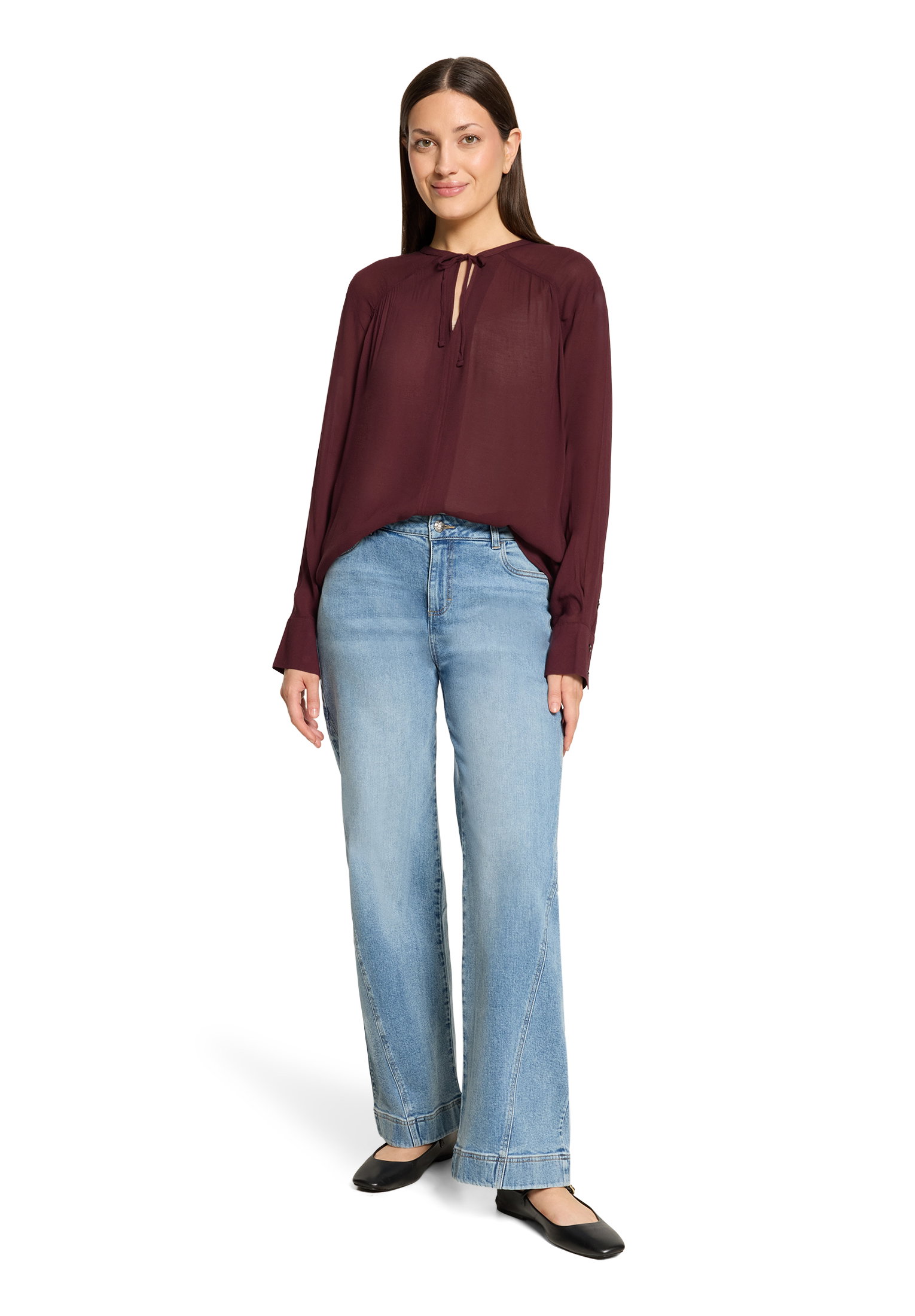 Bluse Kurz 1/1 Arm, Dark Dahlia #5