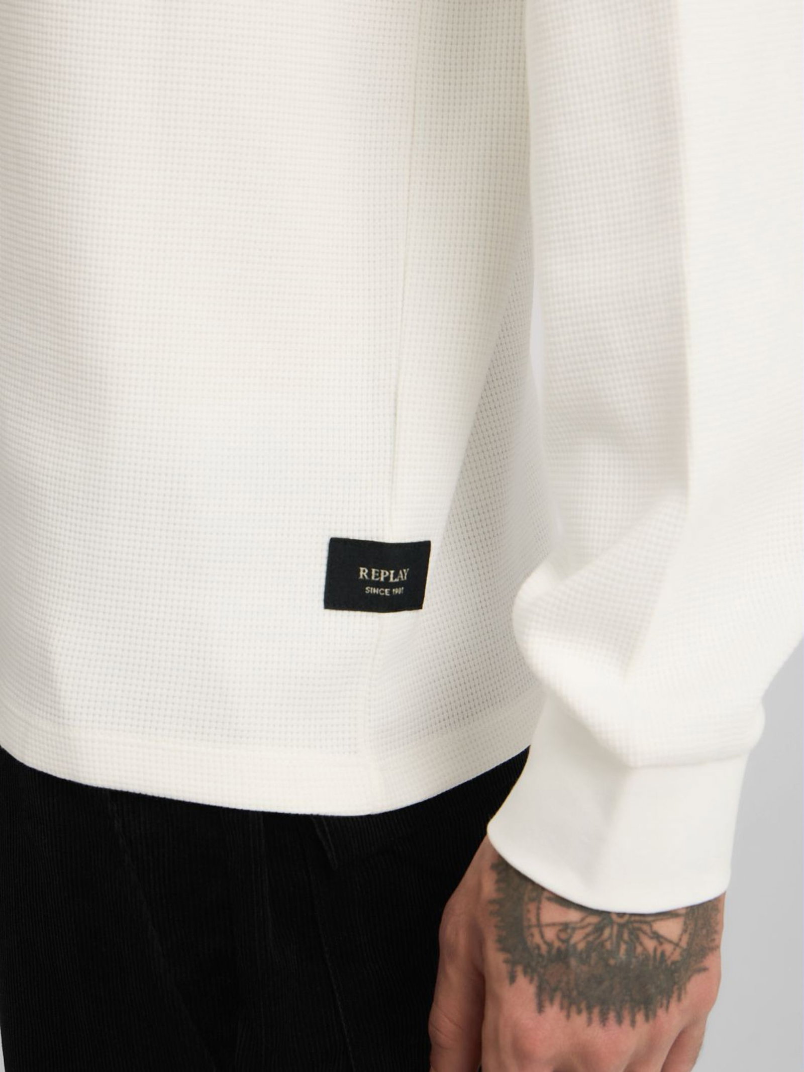 Replay |  Replay Longsleeve | L | natural white