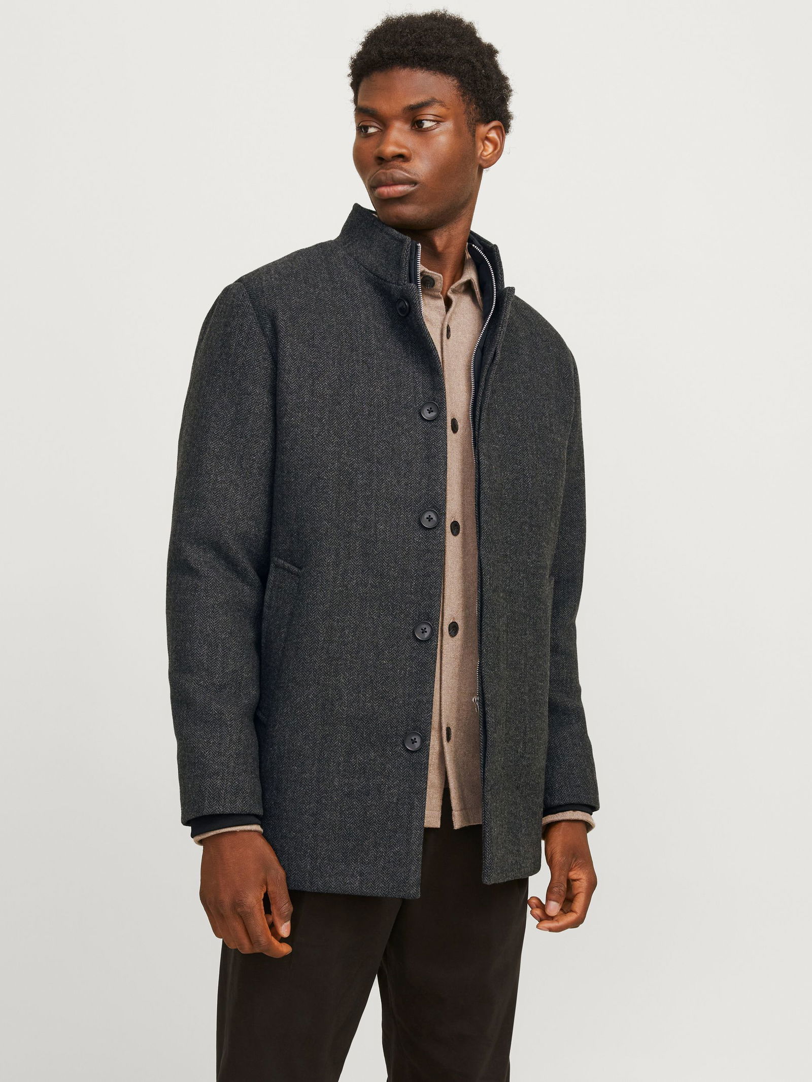 Jack&Jones | Jack&Jones Klassischer Mantel | XL | dark grey melange