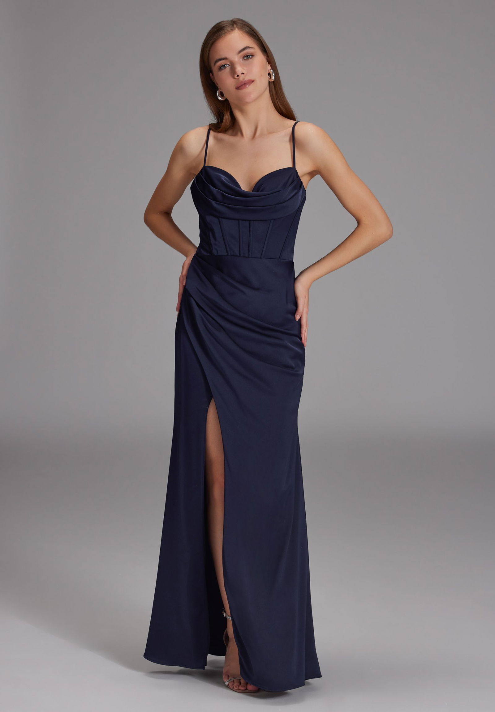 4f22837d9652dd78735ea43e6e6510bc Hey Kyla |  Hey Kyla Langes Kleid  | 32 | navy
