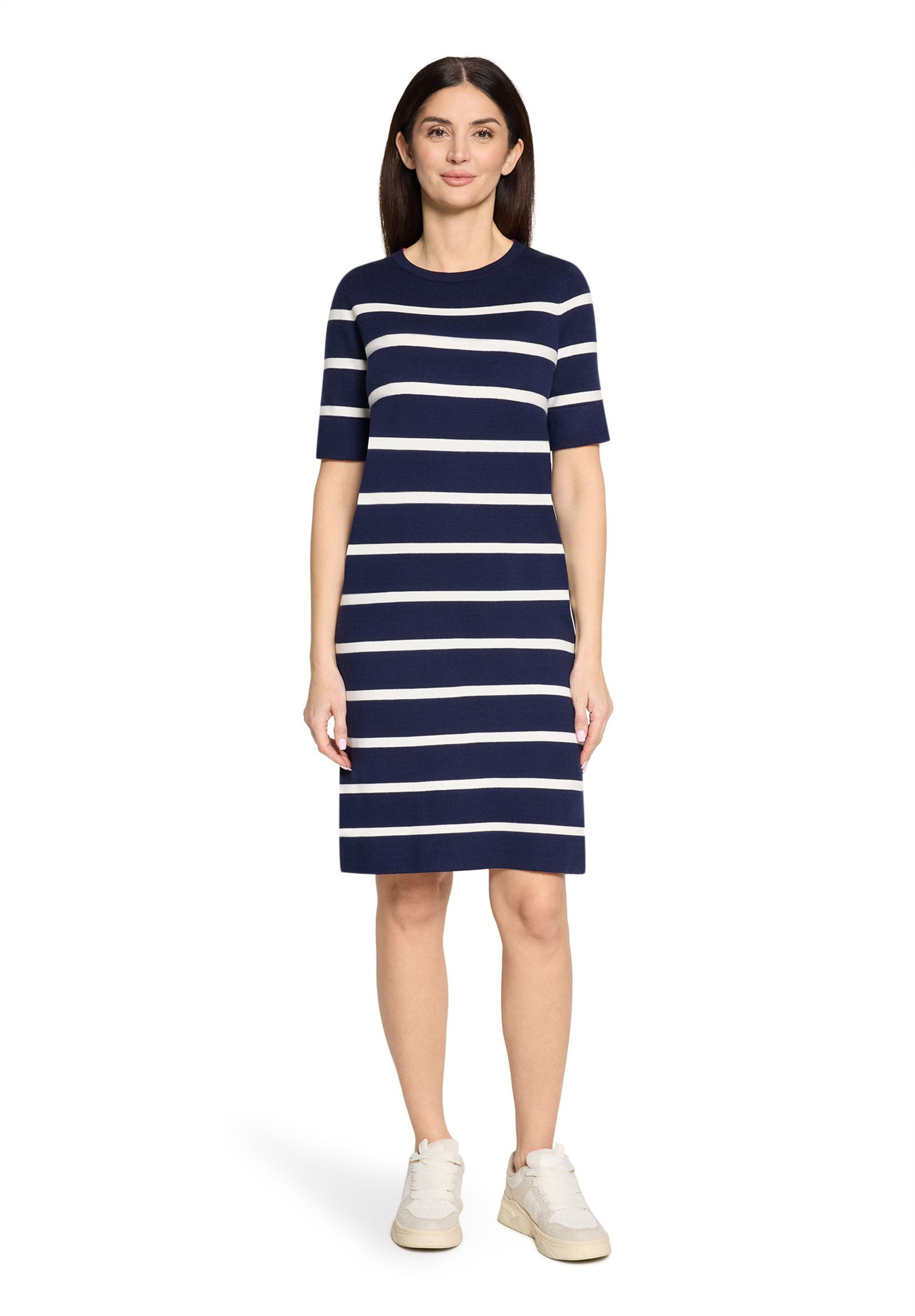 f0070807965487d9f499a4e0f7290913 Cartoon | Cartoon Freizeitkleid | 44 | dunkelblau/weiß