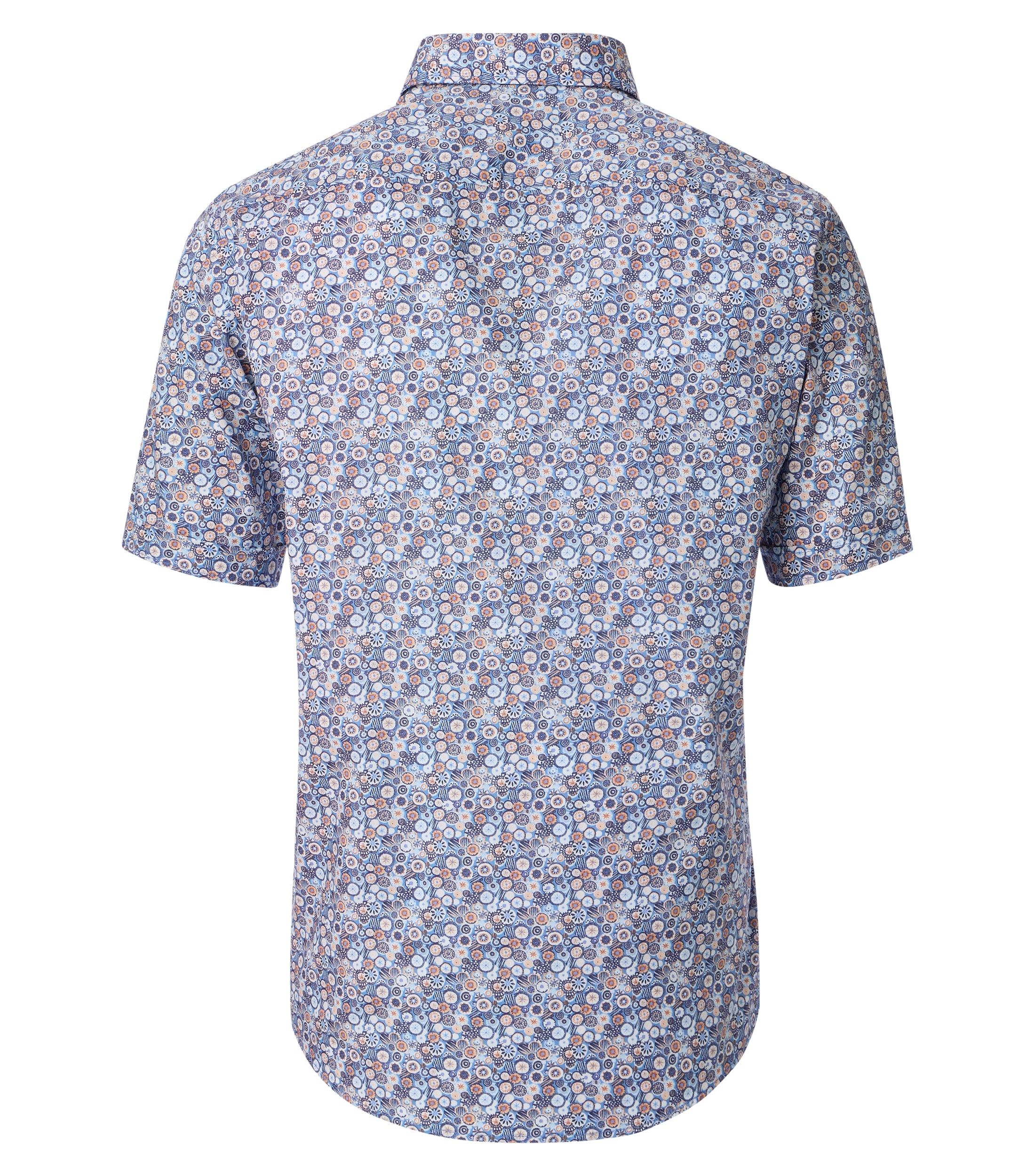  |  Freizeithemd Kurzarm | M | blau