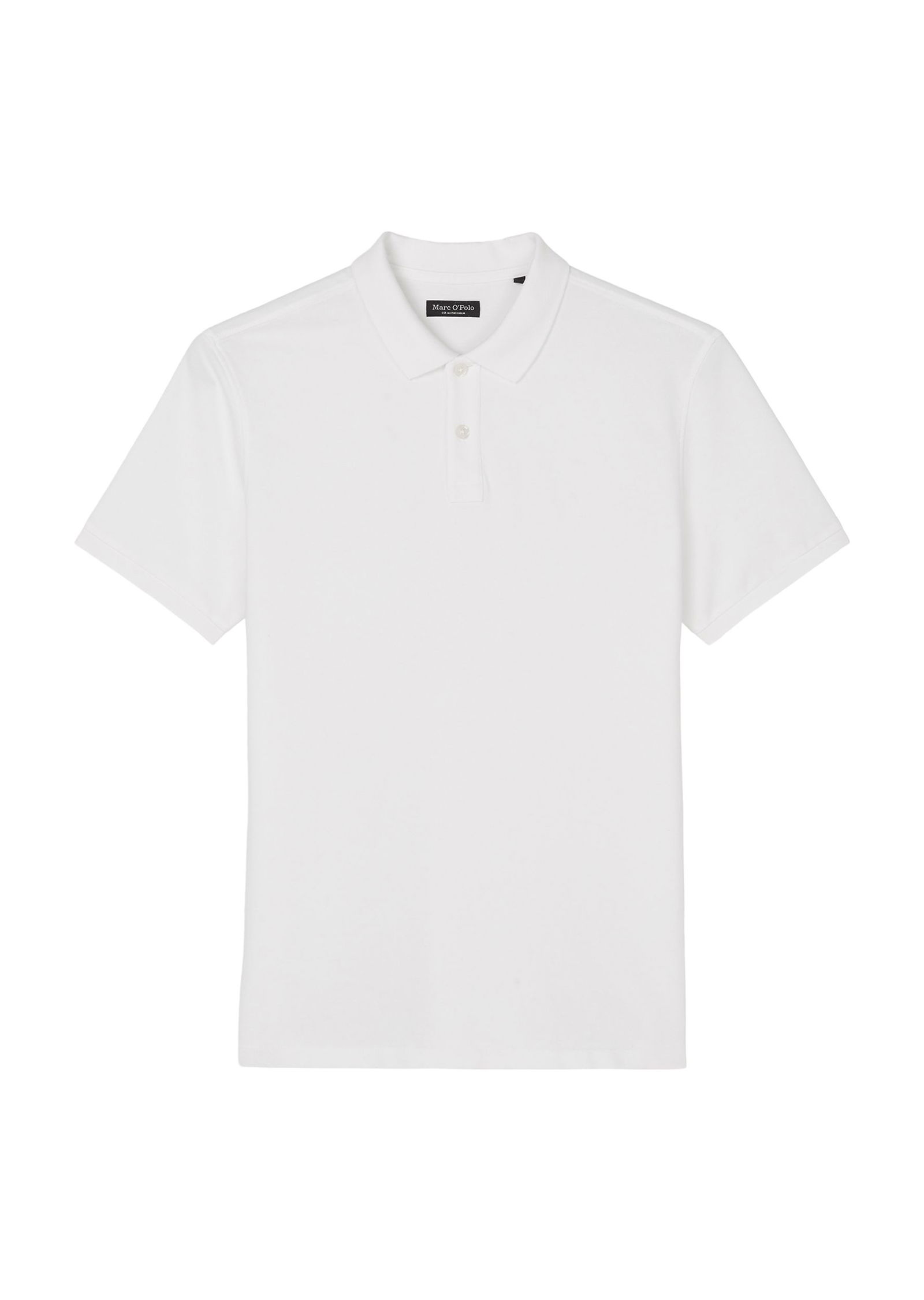 Herren Piqué-Poloshirt in weiß