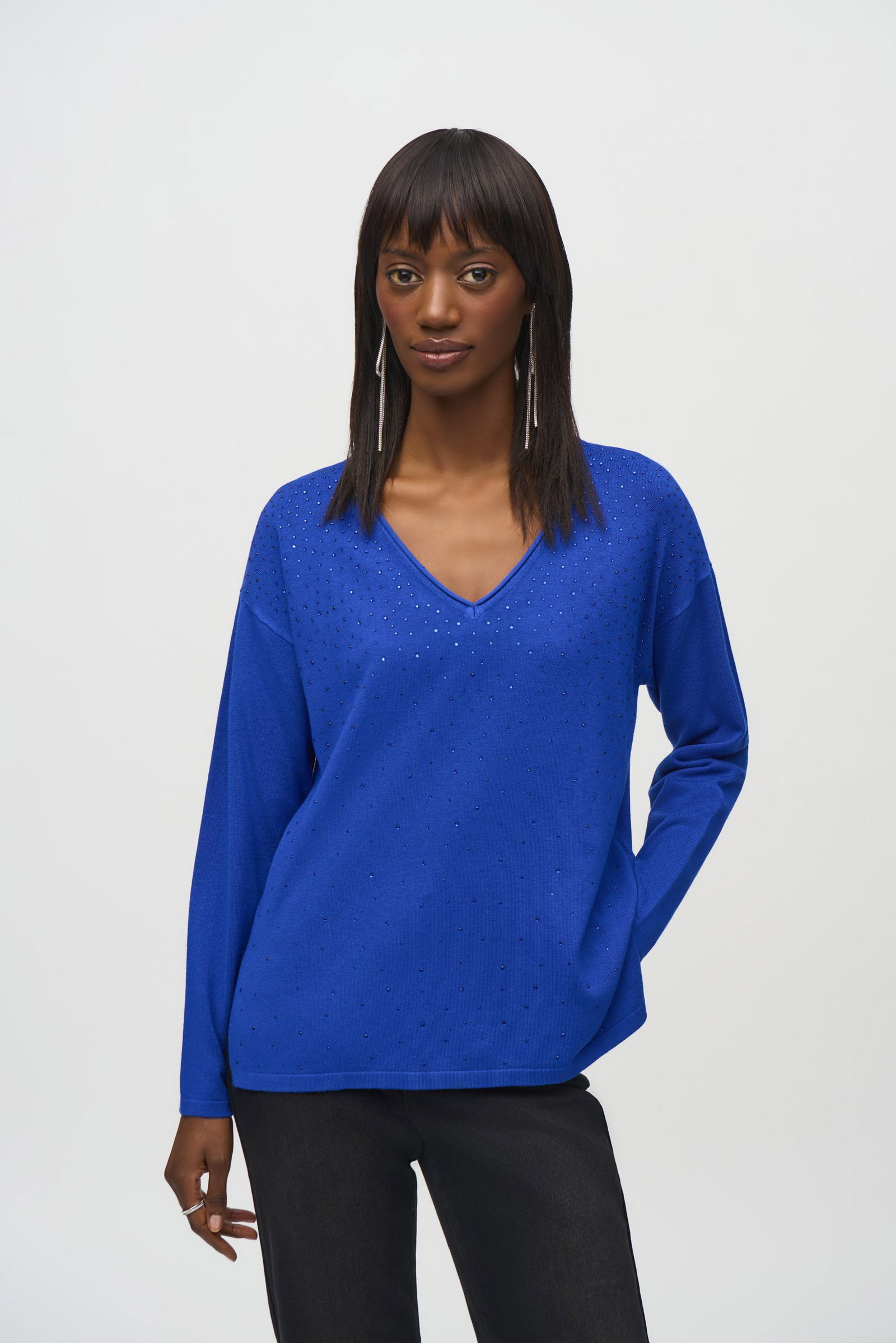 Joseph Ribkoff Pullover mit Straßsteinen #2