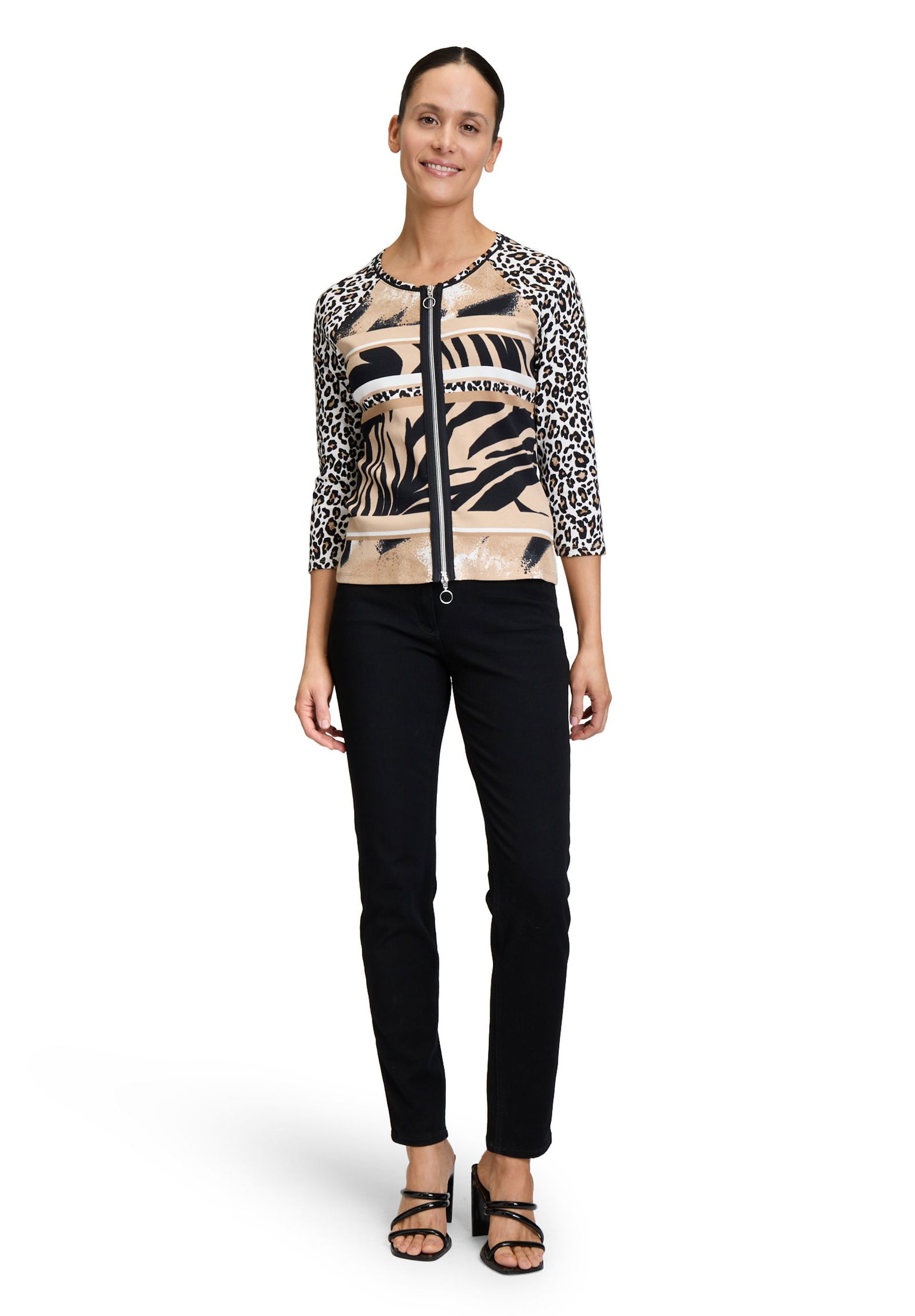 Betty Barclay | Betty Barclay Strickjacke | Cardigan | 40 | schwarz/braun