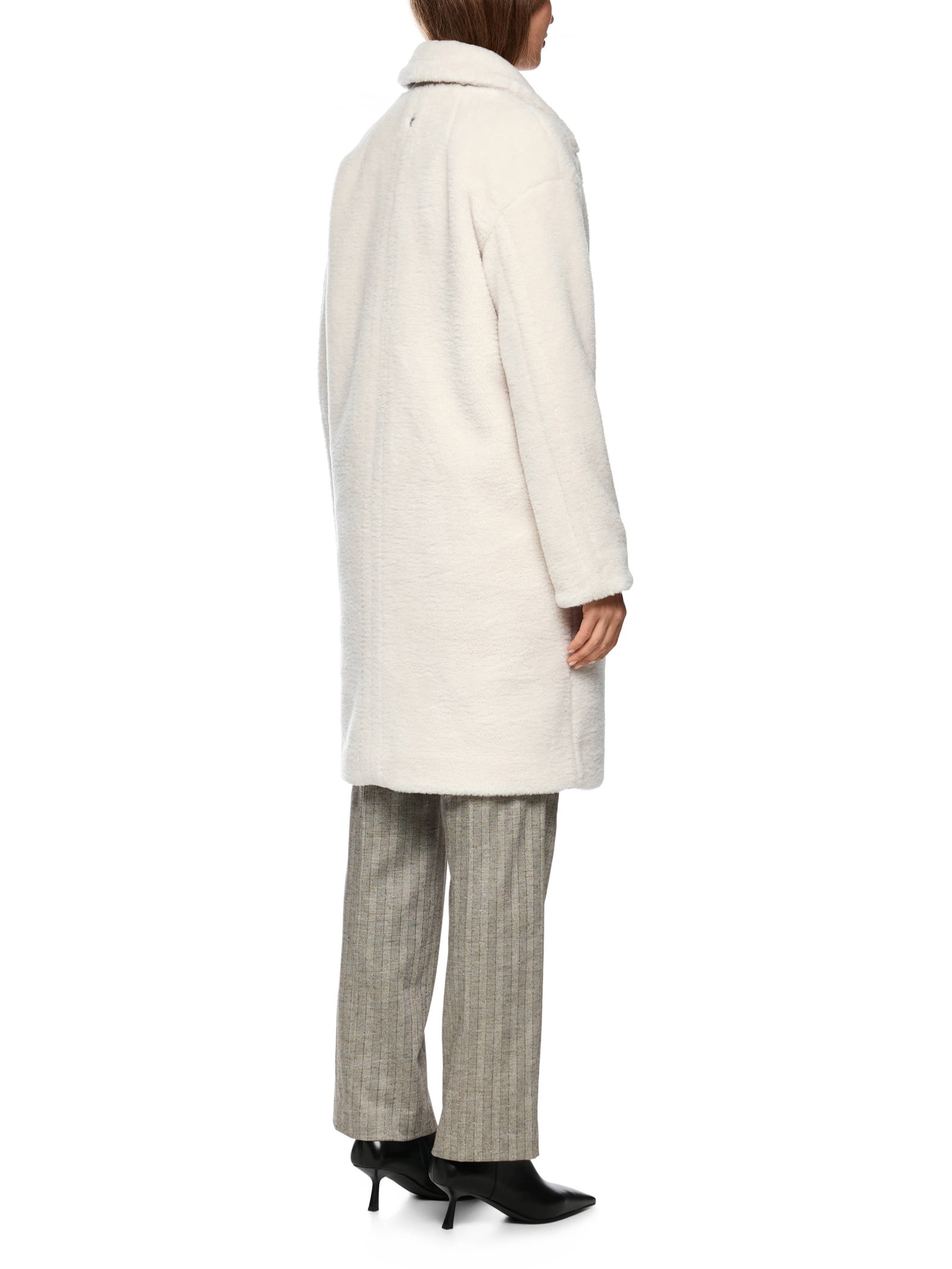 Marc Cain Fake Fur Mantel in Oversized-Form #3