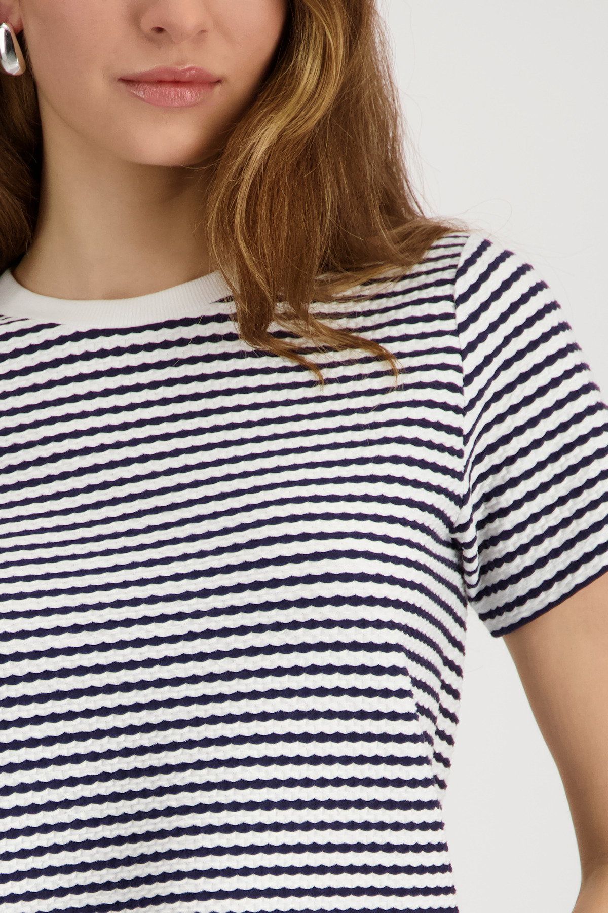Monari T-Shirt mit Struktur #5